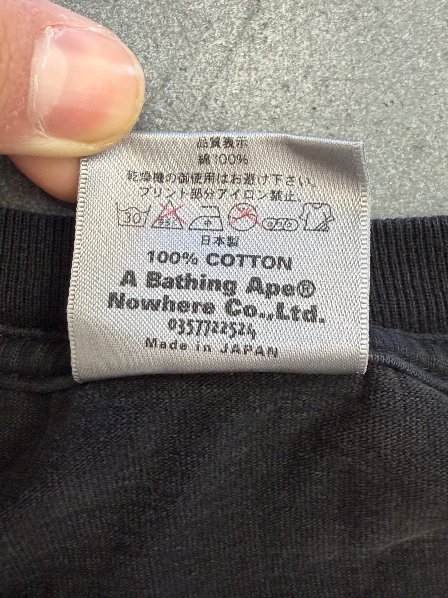 VINTAGE A BATHING APE BABY MILO BAPE HEADS TOUR TEE