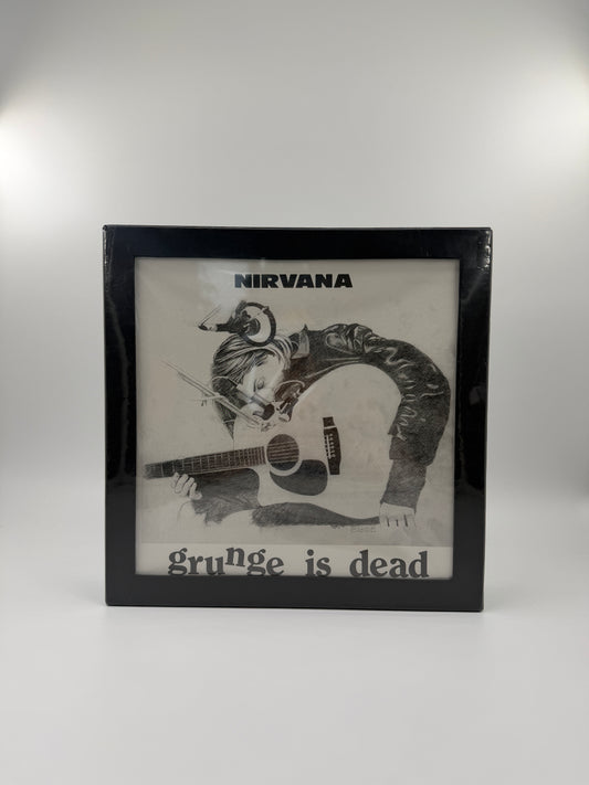 1994 NIRVANA ‘GRUNGE IS DEAD’ SEALED BOX SET (TEE, POSTER, PRINT, 6 CDS)
