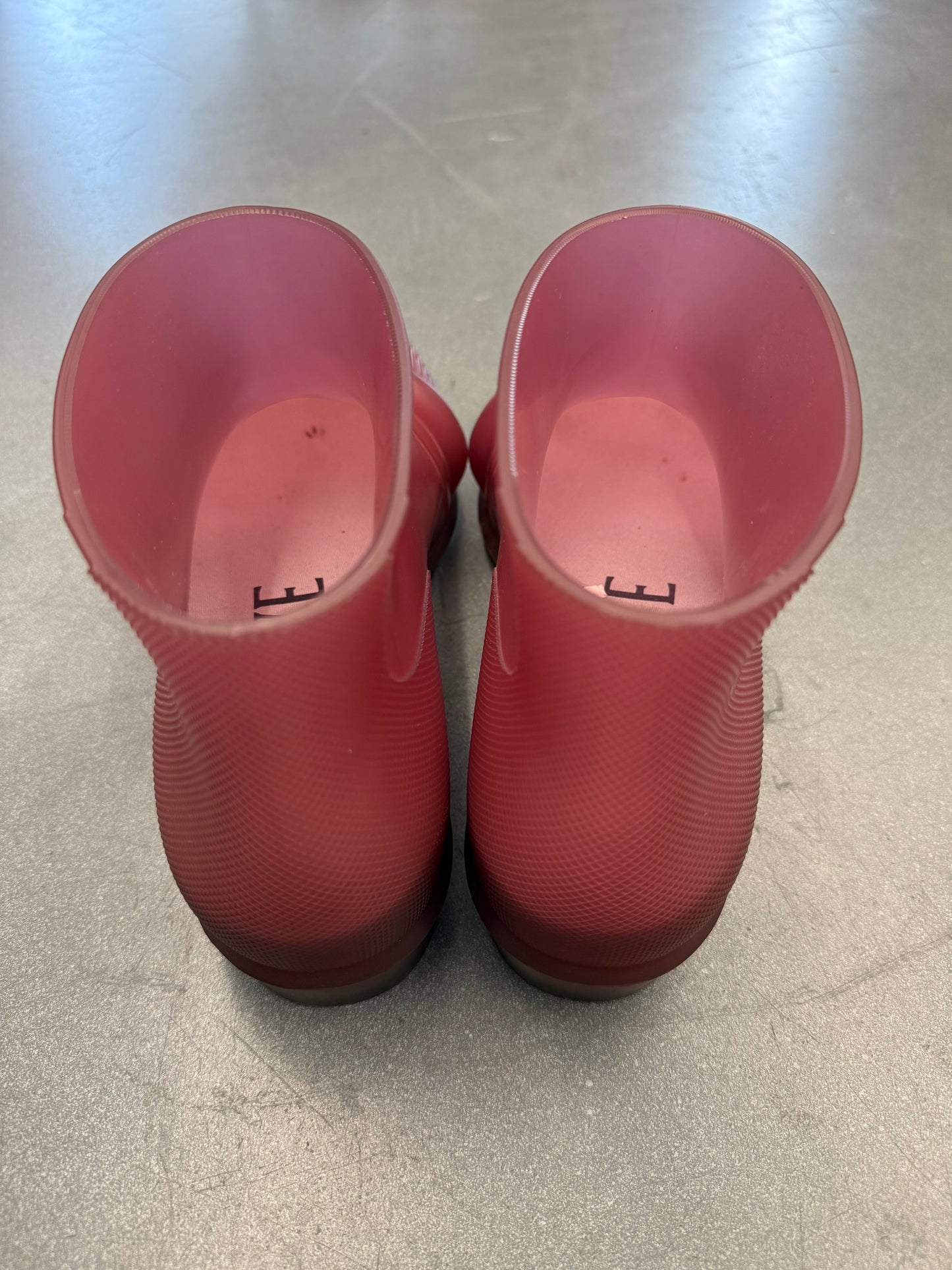 LOEWE SIZE 43 MEN'S MOLDED TRANSPARENT RUBBER BOOT