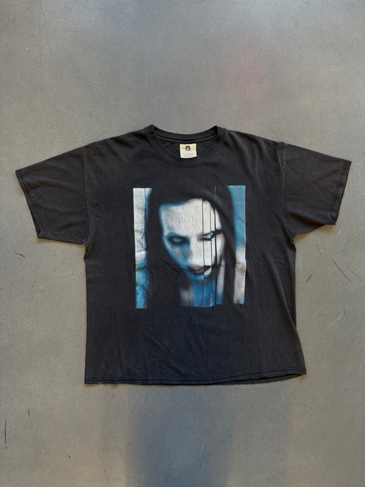 1998 MARILYN MANSON "THE LONG HARD ROAD OUT OF HELL" TEE (WINTERLAND TAG)