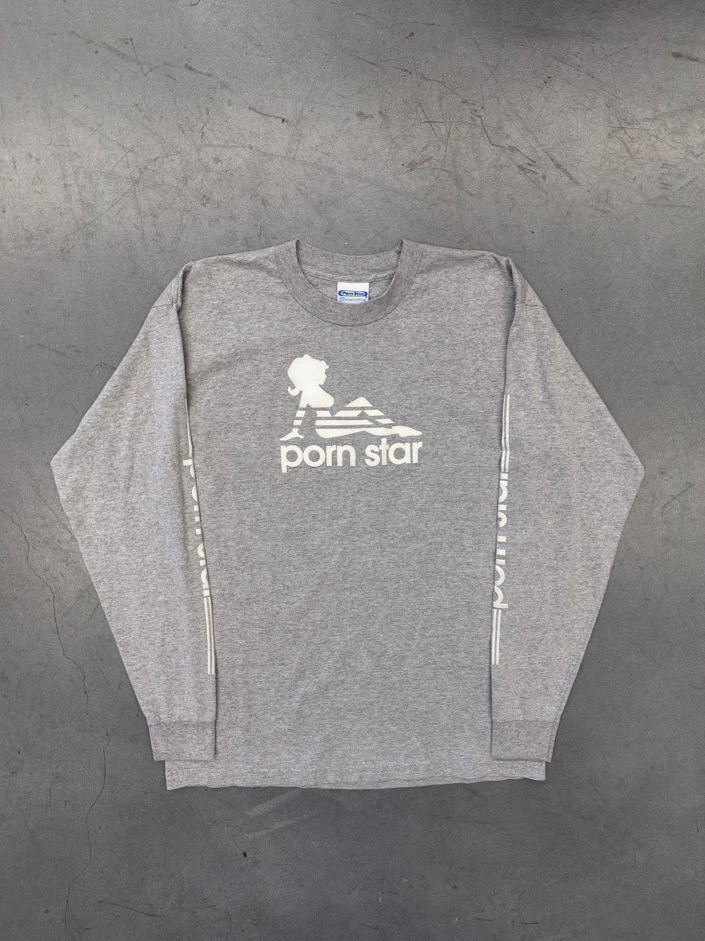 VINTAGE PORN STAR ADIDAS PARODY LS TEE
