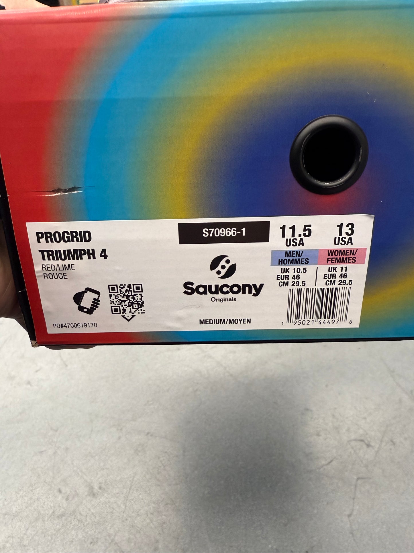 2025 SIZE 11.5 SAUCONY PROGRID TRIUMPH 4 JAE TIPS FLOWERS GROW UPTOWN POISON IVY