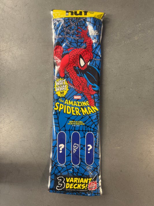 HUF MARVEL THE AMAZING SPIDER-MAN SKATEBOARD (SEALED MYSERY PACK)