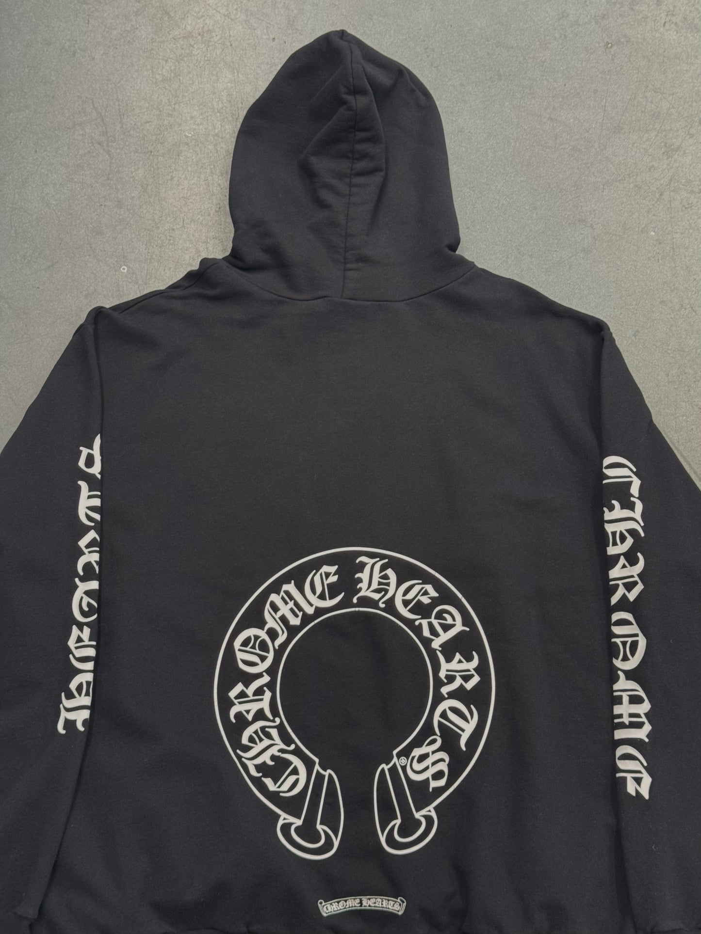 CHROME HEARTS MATTY BOY CHOMPER HORSESHOE PULLOVER HOODIE