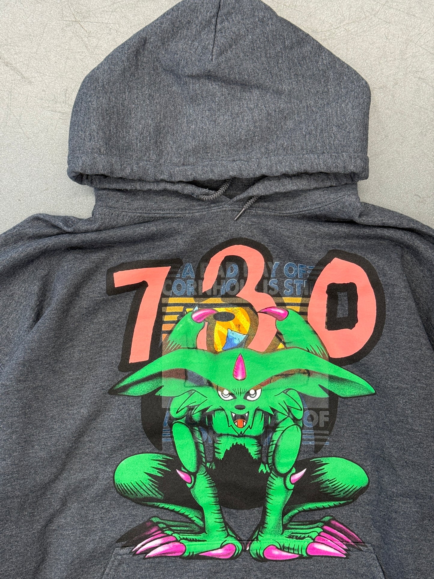 2025 ASSPIZZA 730 X YU-GI-OH! SERVANT TO THE FERAL IMPS PRINT PULLOVER HOODIE
