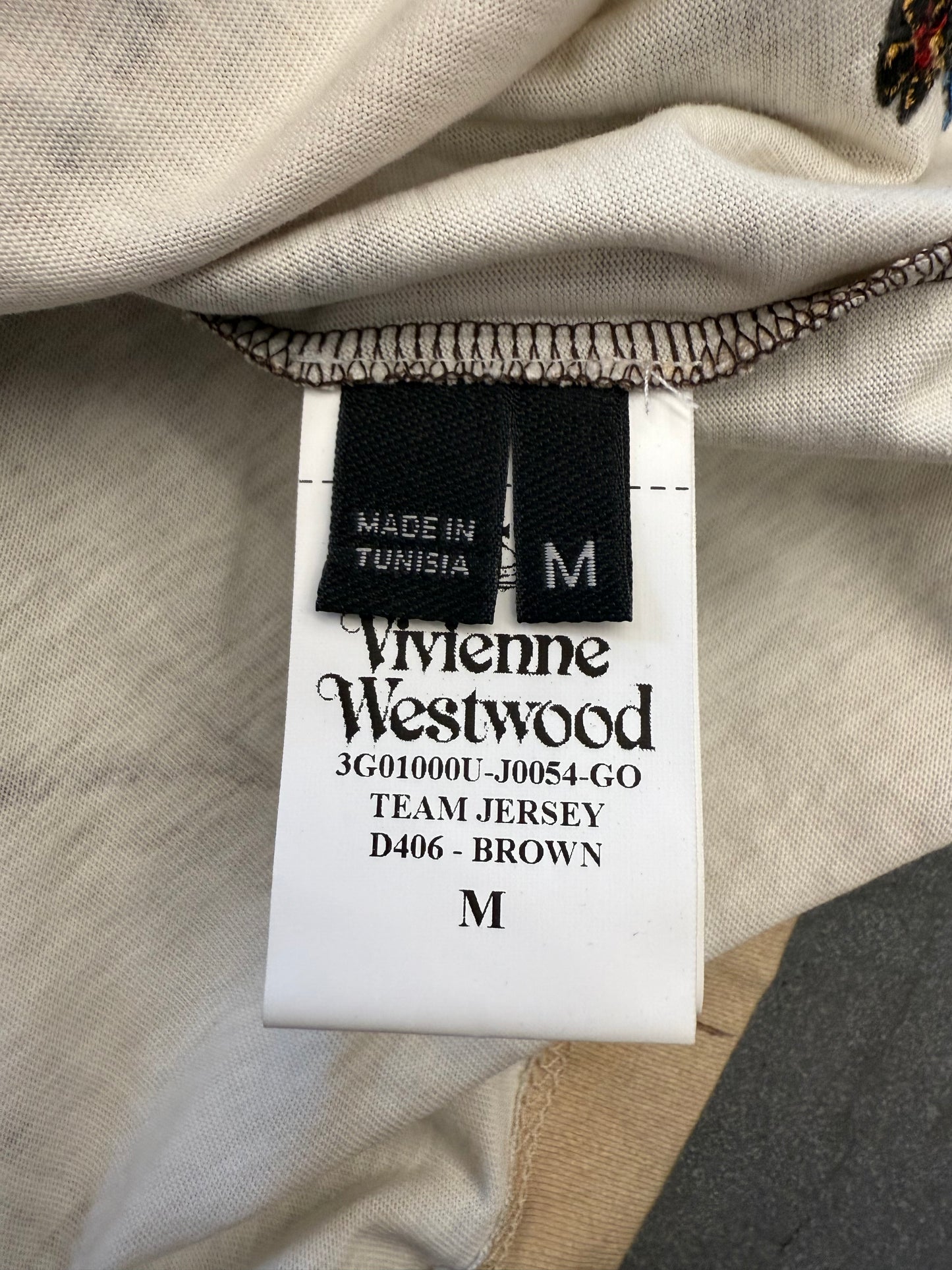 VIVIENNE WESTWOOD TEAM JERSEY - BROWN