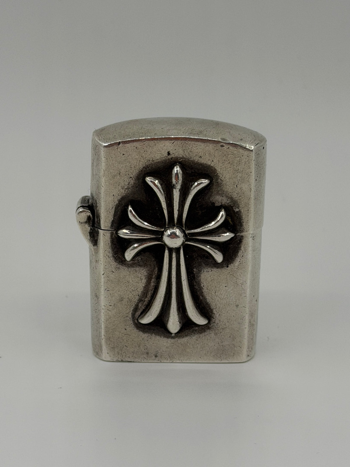 CHROME HEARTS SILVER CROSS ZIPPO LIGHTER