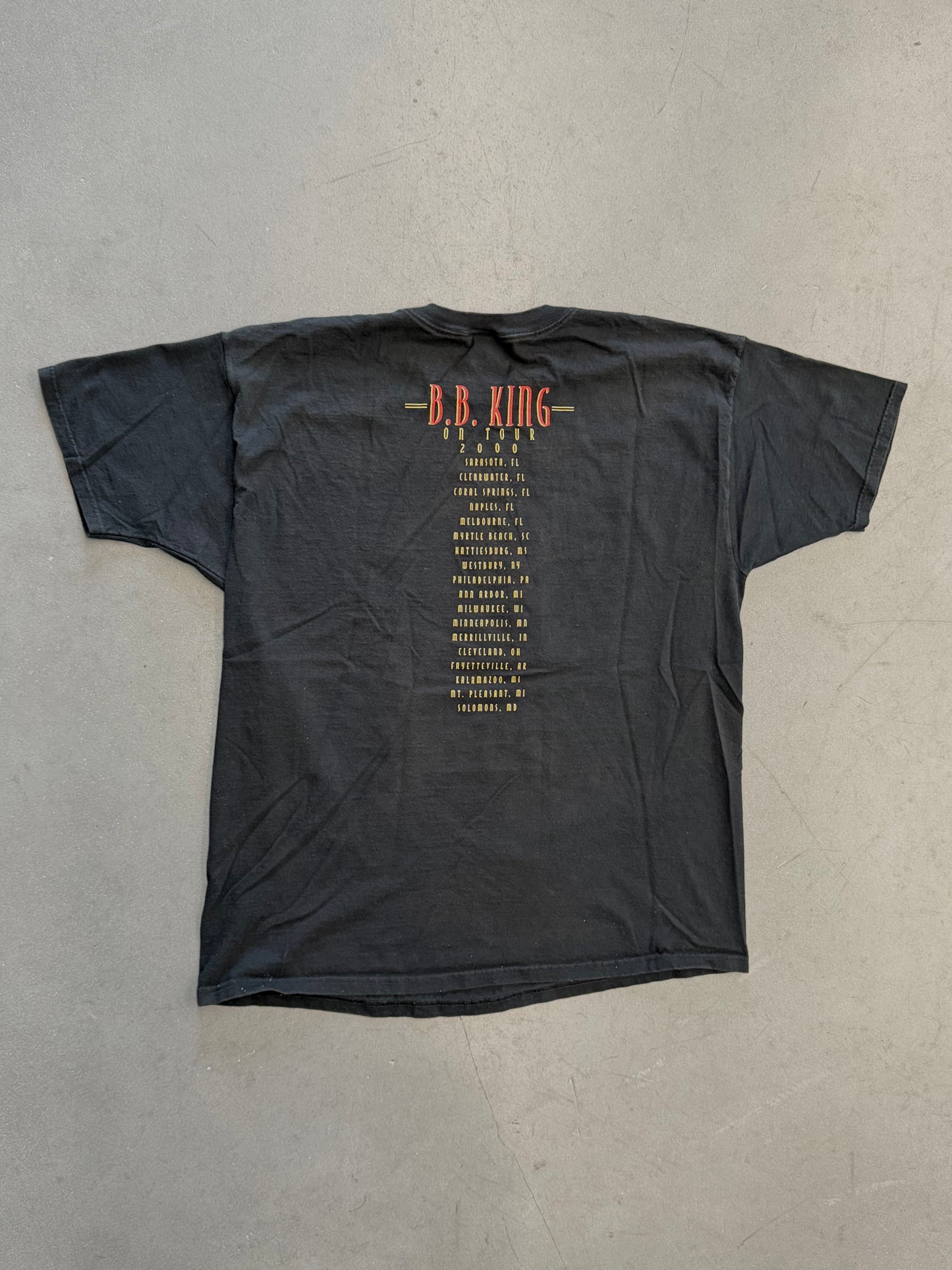2000 B.B. KING ON TOUR TEE (FOTL HEAVY TAG)
