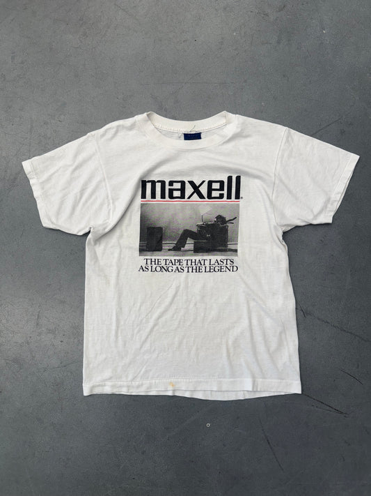 90'S MAXELL "THE TAPE THAT LASTS AS LONG AS THE LEGEND" TEE (SNEAKERS TAG)
