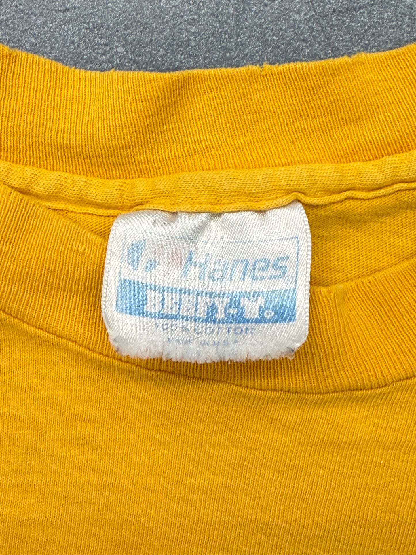 80S KEITH HARING BAN WASTE TRADE!! GREENPEACE TEE (HANES TAG)