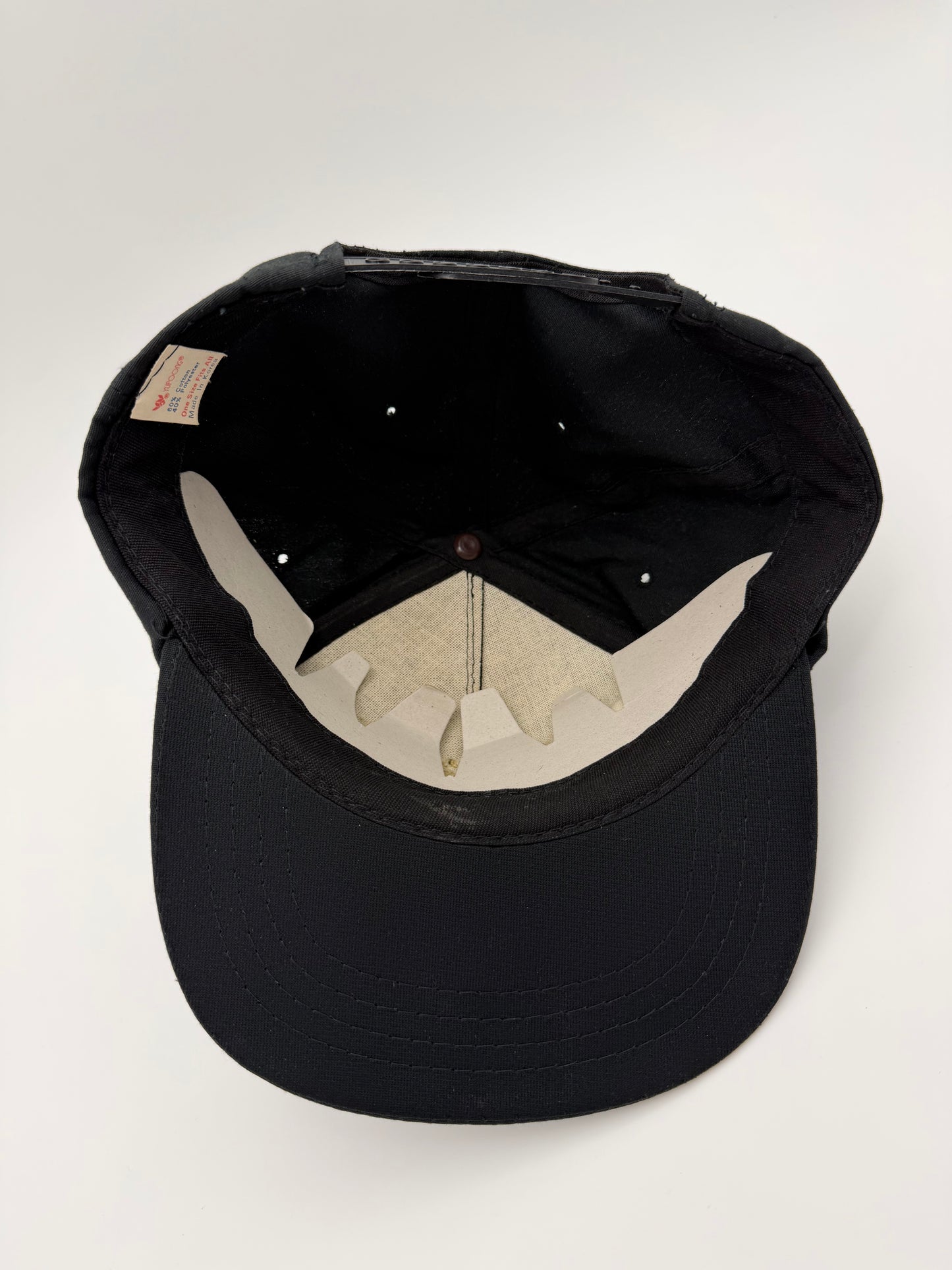 1990 GANG STARR "STEP IN THE ARENA" LOGO SNAPBACK HAT (YUPOONG TAG)