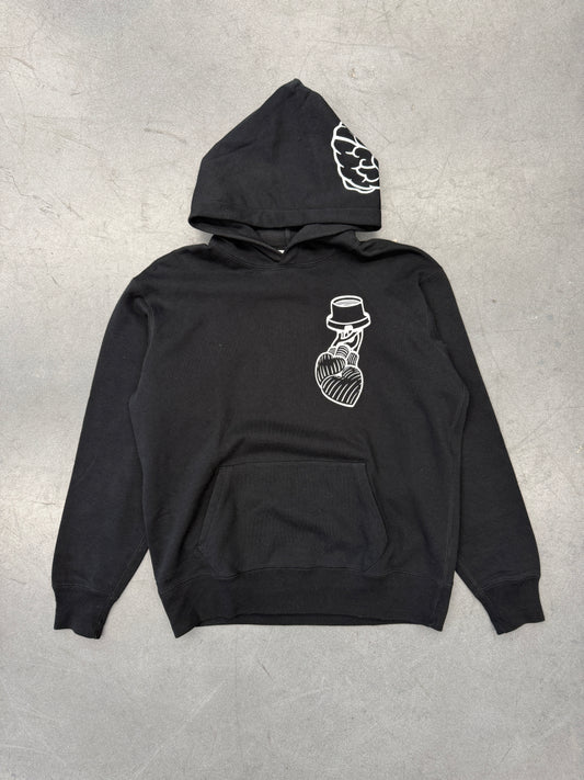 VINTAGE N.E.R.D. BILLIONAIRE BOYS CLUB HEART AND BRAIN PULLOVER HOODIE