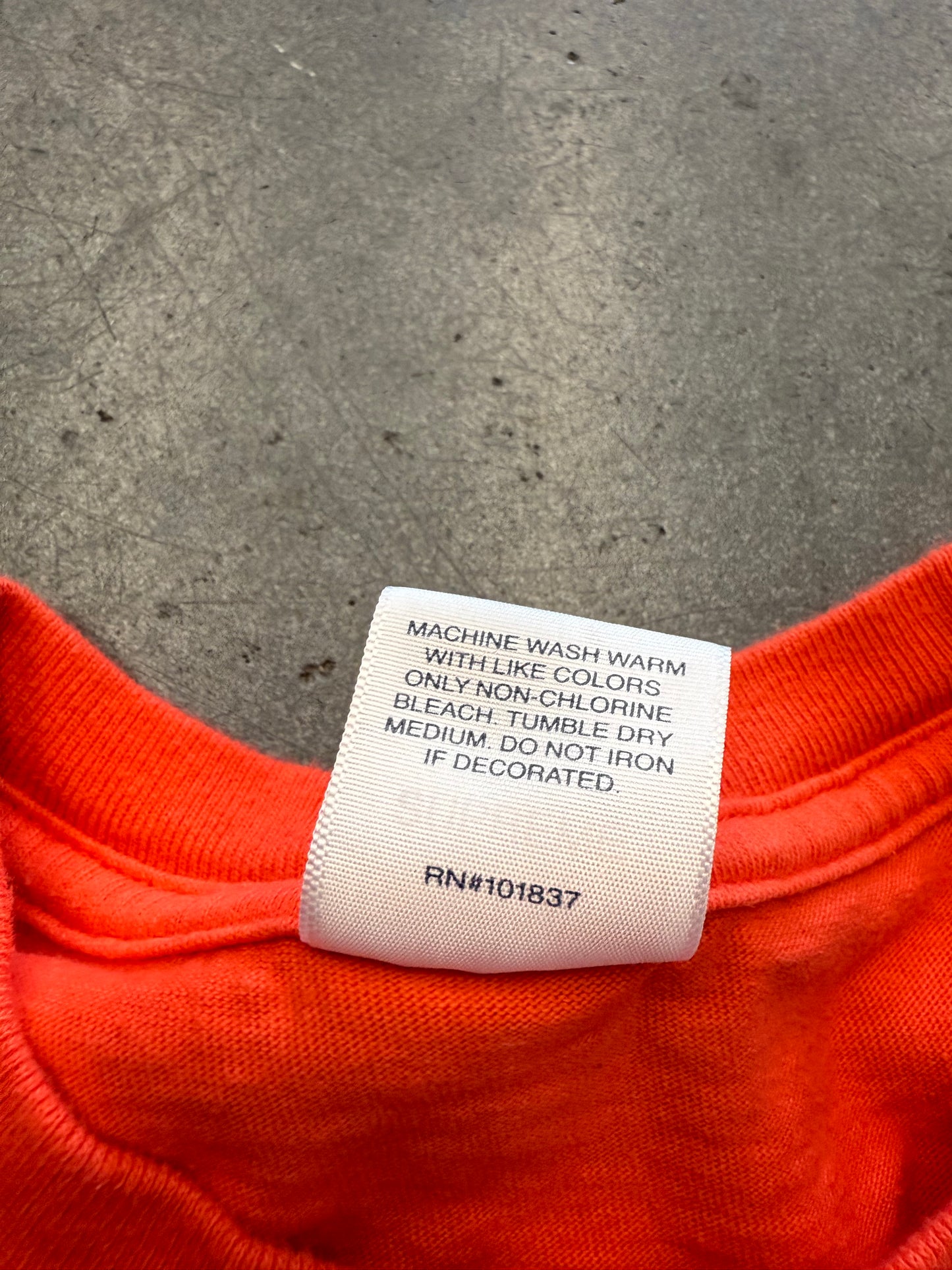 FW17 SUPREME FUCK LOVE TEE - ORANGE