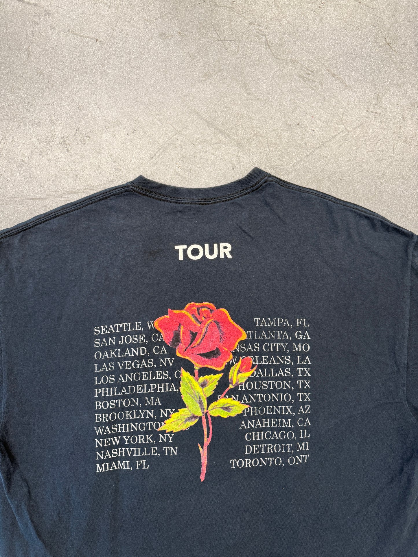 2014 KANYE WEST YEEZUS GRIM REAPER TOUR TEE