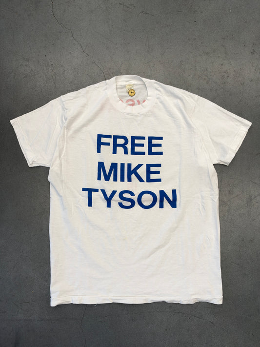 90S FREE MIKE TYSON DOUBLE SIDED TEE (FADED SCREEN STARS TAG)