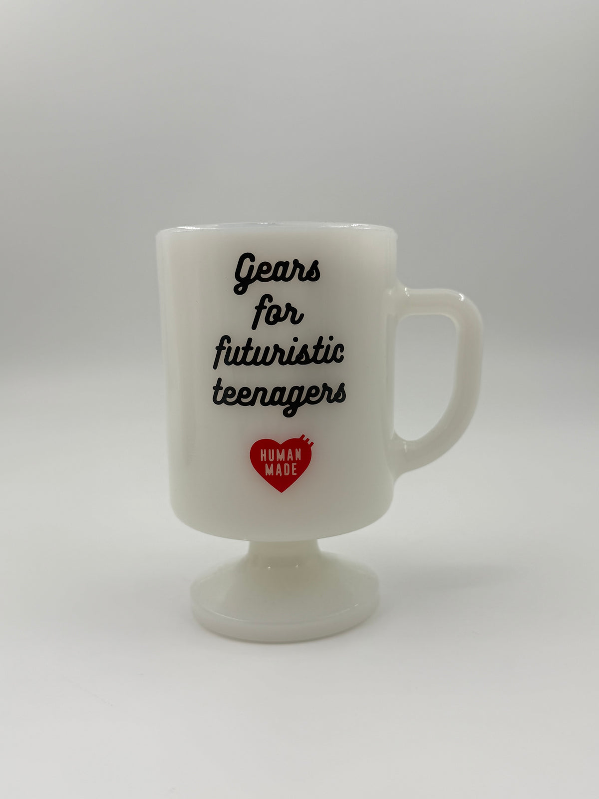 SS21 HUMAN MADE MILK GLASS PEDESTAL MUG - DUCK