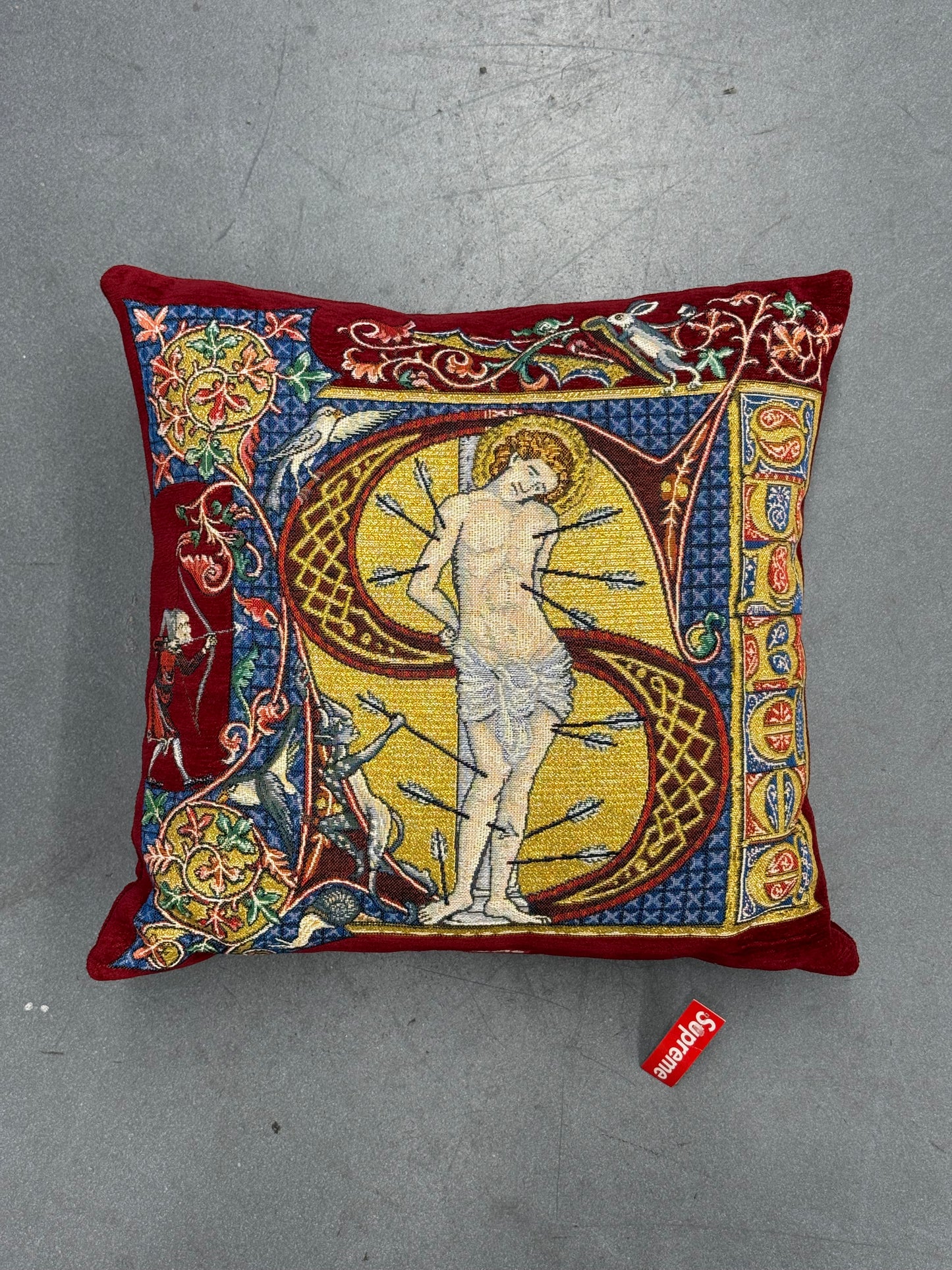 SS24 SUPREME JULES PANSU SAINT PILLOW