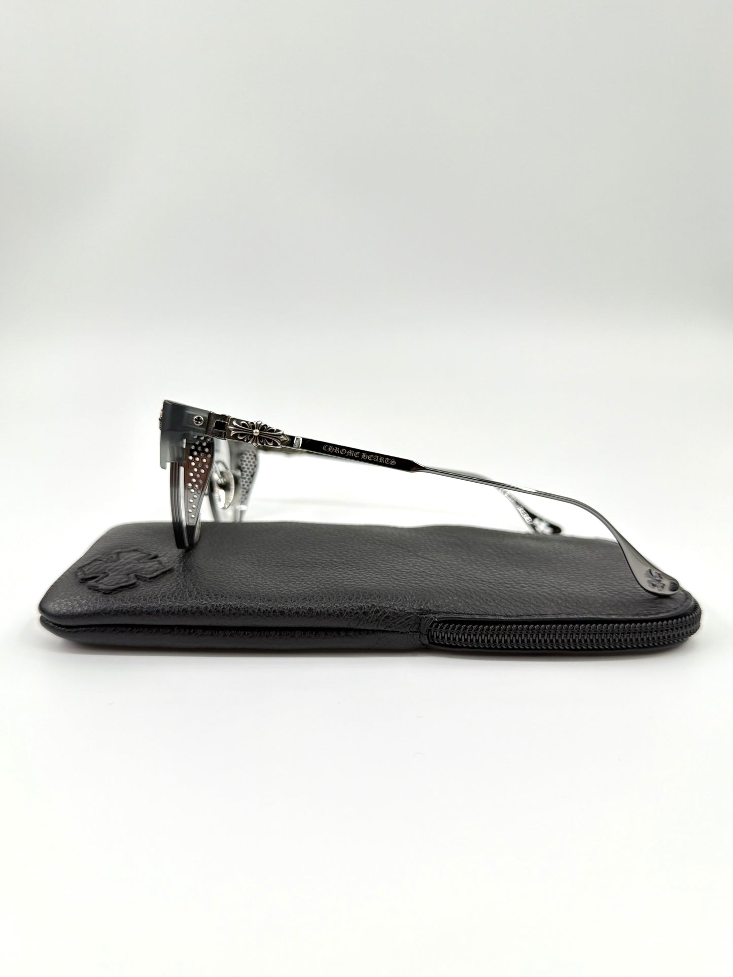 CHROME HEARTS LGMA MATTE GRAPHITE/GUNMETAL GLASSES