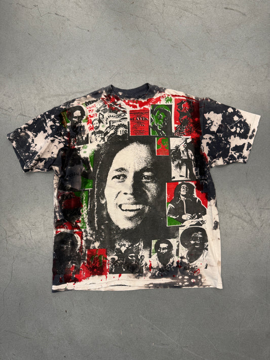 90S MOSQUITO HEAD BOB MARLEY AOP TEE (HANES TAG)