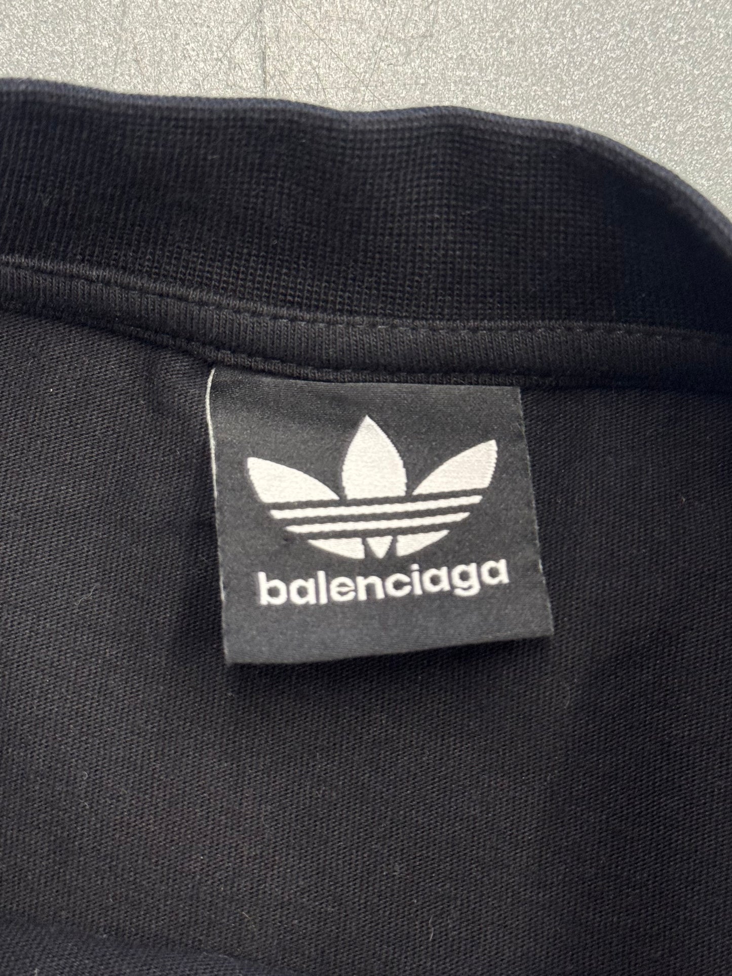 BALENCIAGA ADIDAS CENTER LOGO LS TEE