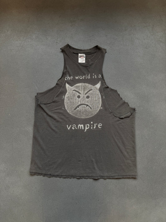 1996 THE SMASHING PUMPKINS THE WORLD IS A VAMPIRE SLEEVELESS TEE (TULTEX TAG)