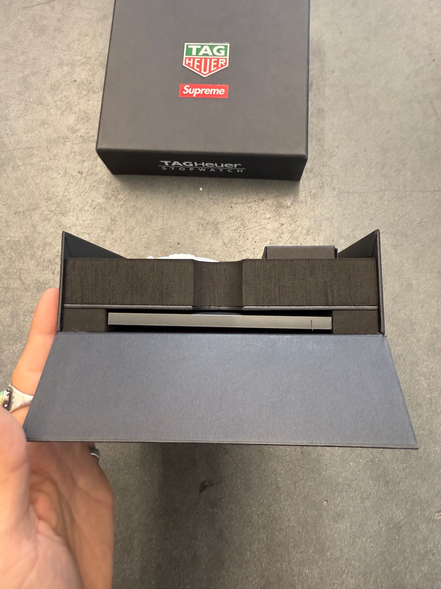 FW18 SUPREME TAG HEUER POCKET PRO STOPWATCH