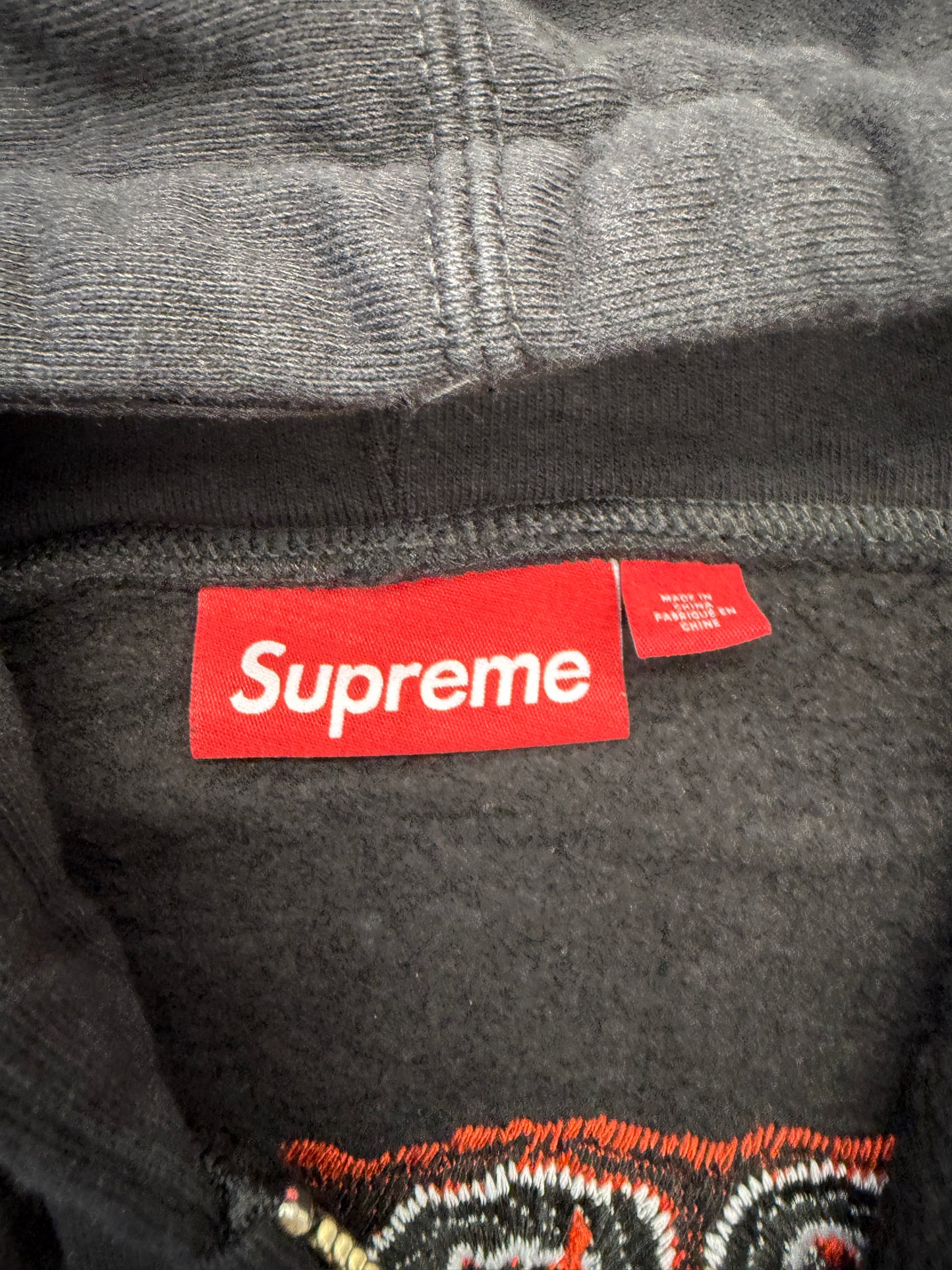 SS26 SUPREME MONSTER JAM GRAVE DIGGER GREEN/PURPLE ZIP UP HOODED SWEATSHIRT