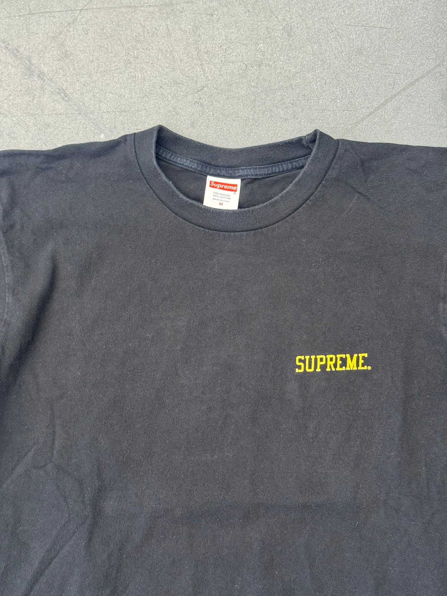 SS20 SUPREME AUTOMOBILI LAMBORGHINI TEE - BLACK