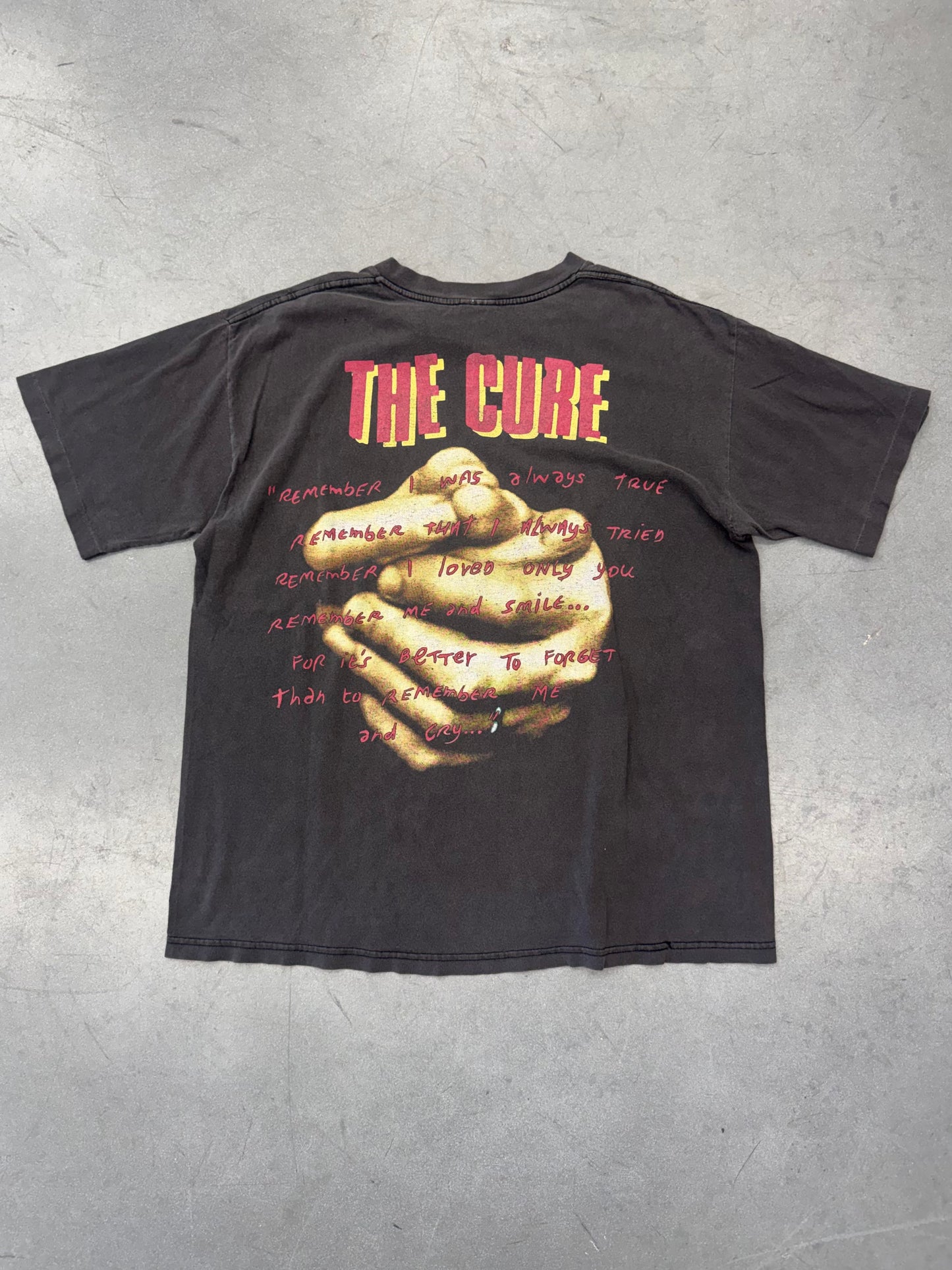 1996 THE CURE WILD MOOD SWINGS "REMEMBER" TEE (OATS TAG)