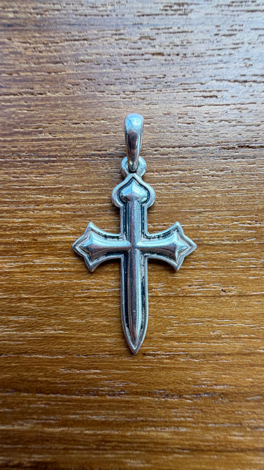 JAMES AVERY SILVER CROSS PENDANT