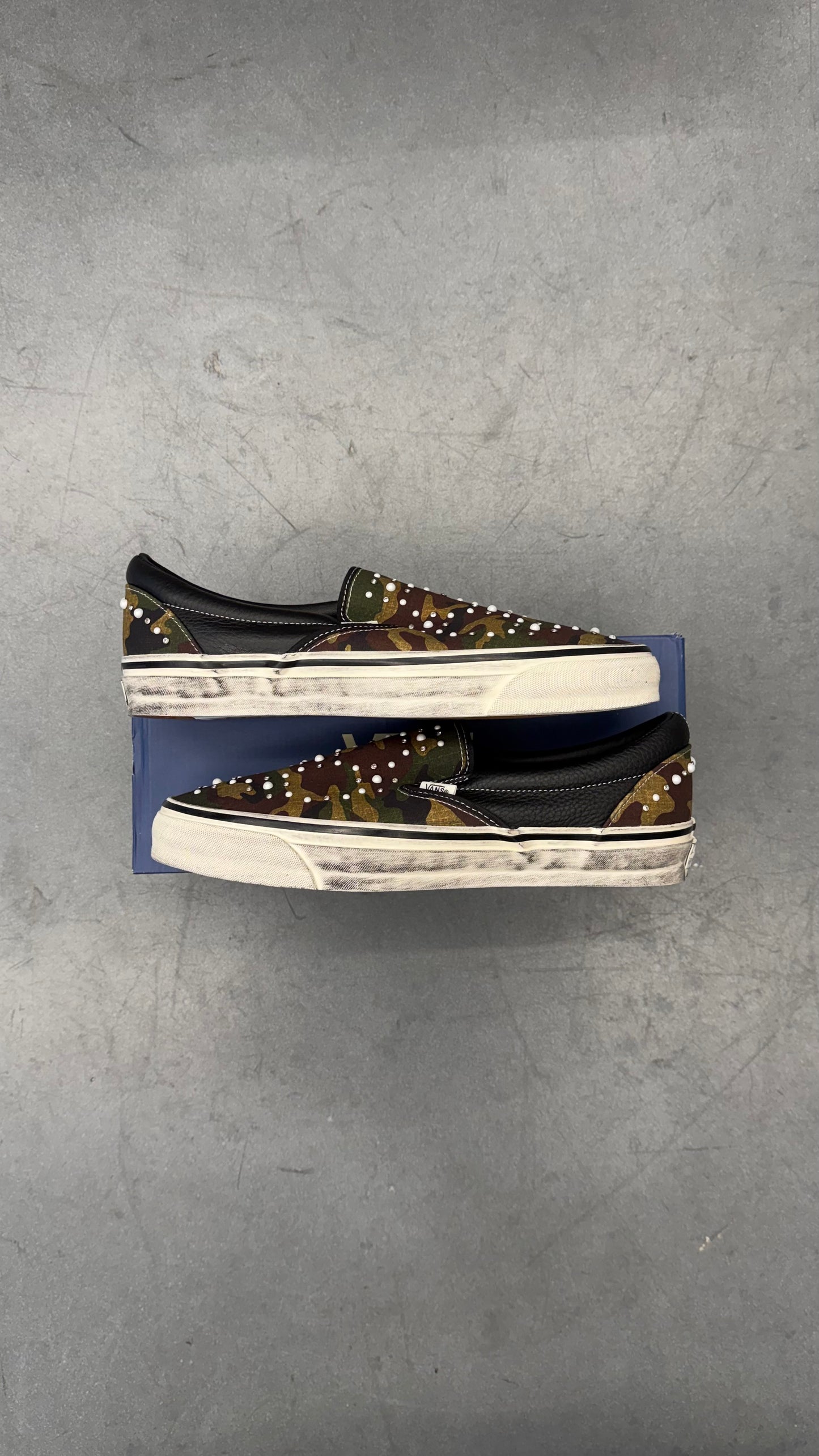 VANS LX CLASSIC SLIP-ON 98 PEARLIZED PACK CAMO BLACK