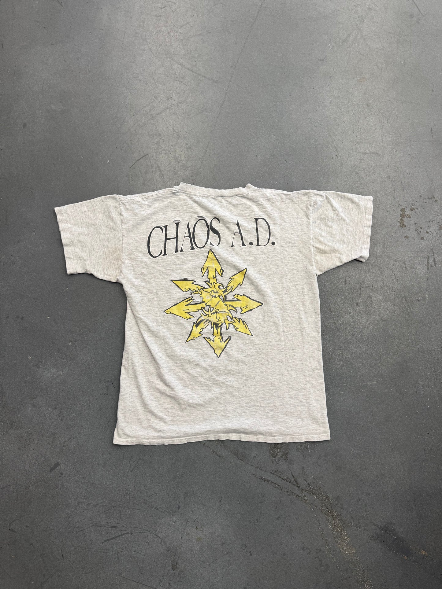 1994 SEPULTRA CHAOS A.D. DISTRESSED TEE (PULLED TAG)