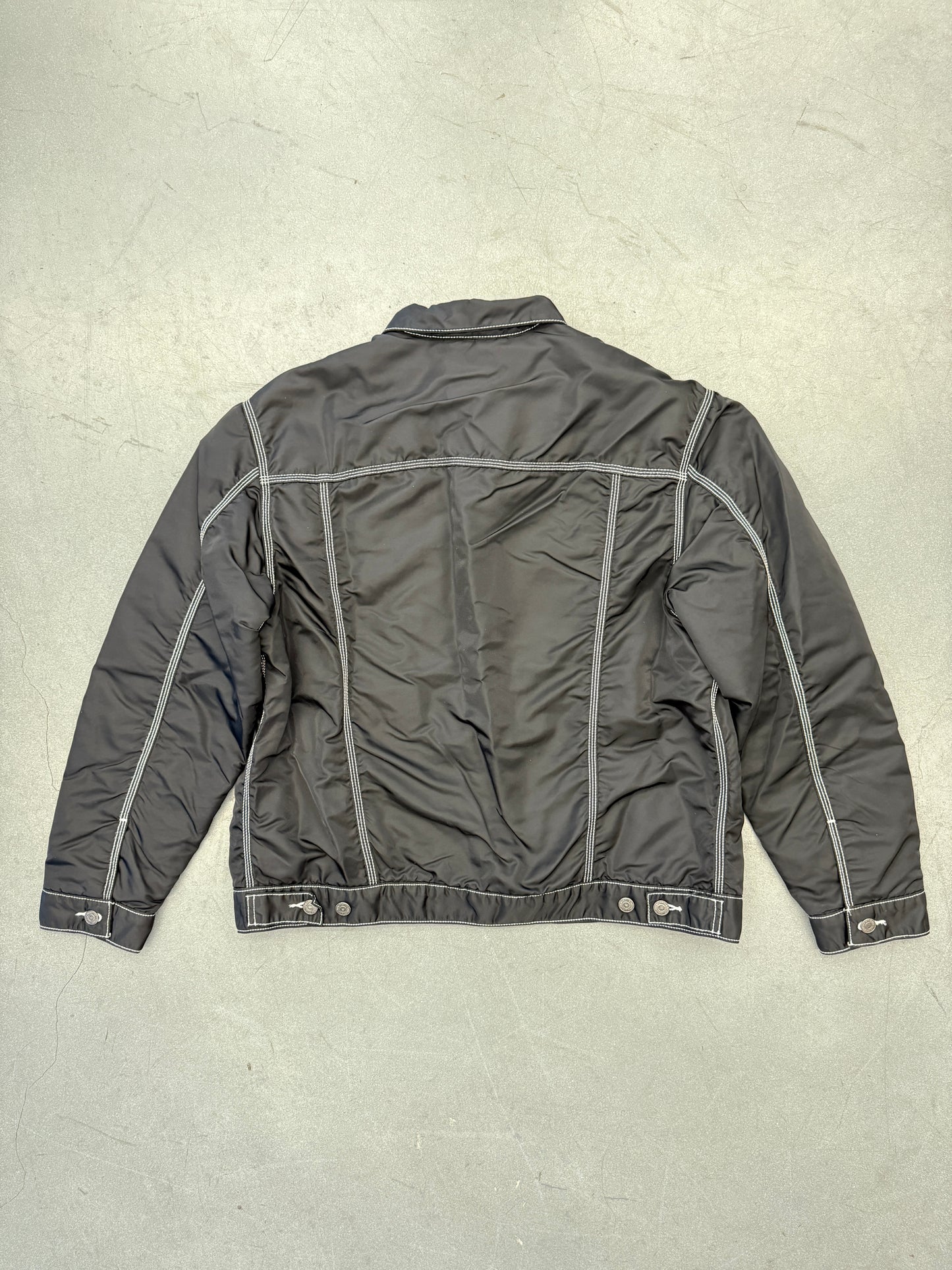 FW19 SUPREME LEVI'S NYLON TRUCKER JACKET - BLACK