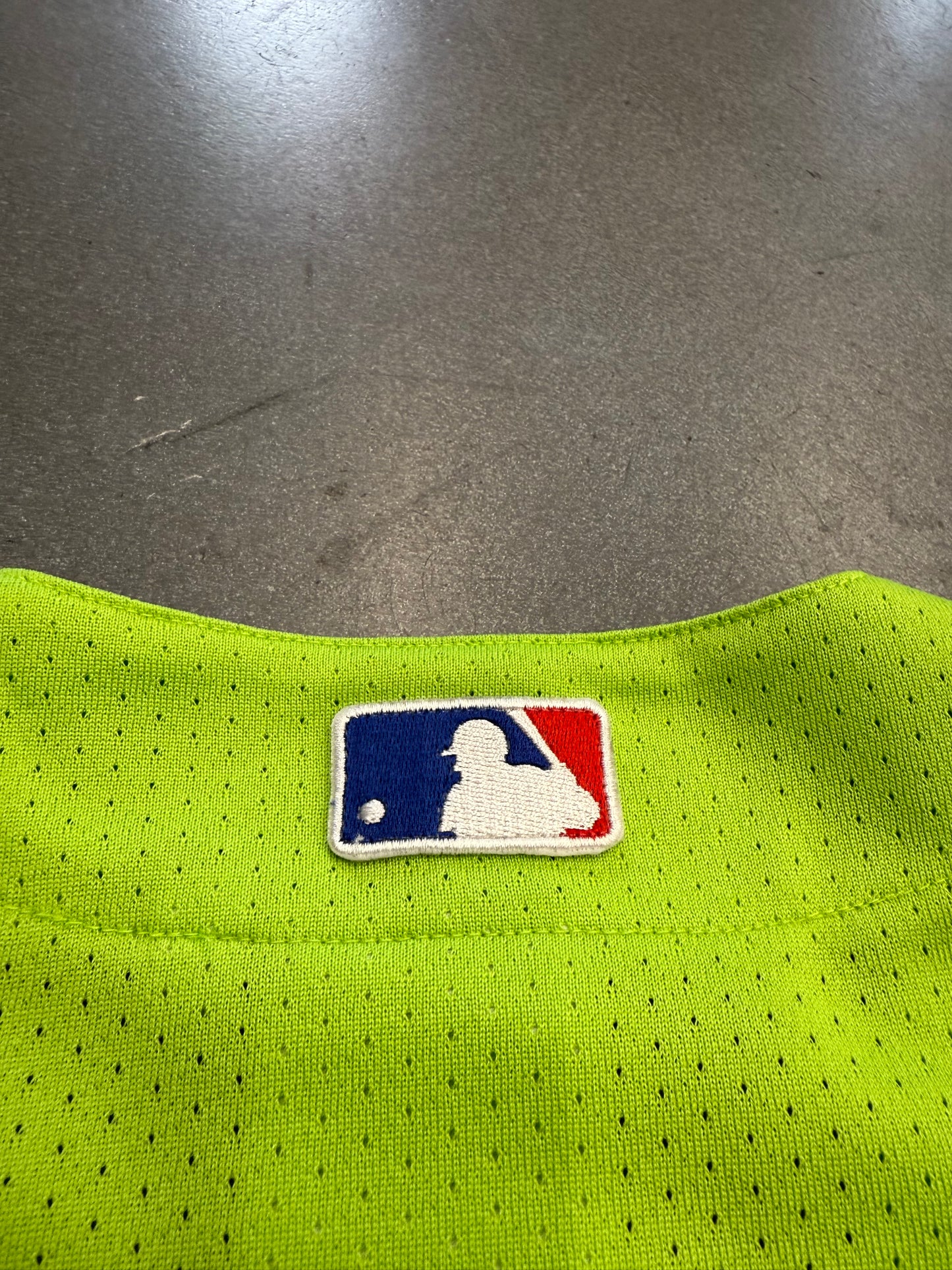 SS15 SUPREME YANKEES BASEBALL JERSEY LIME