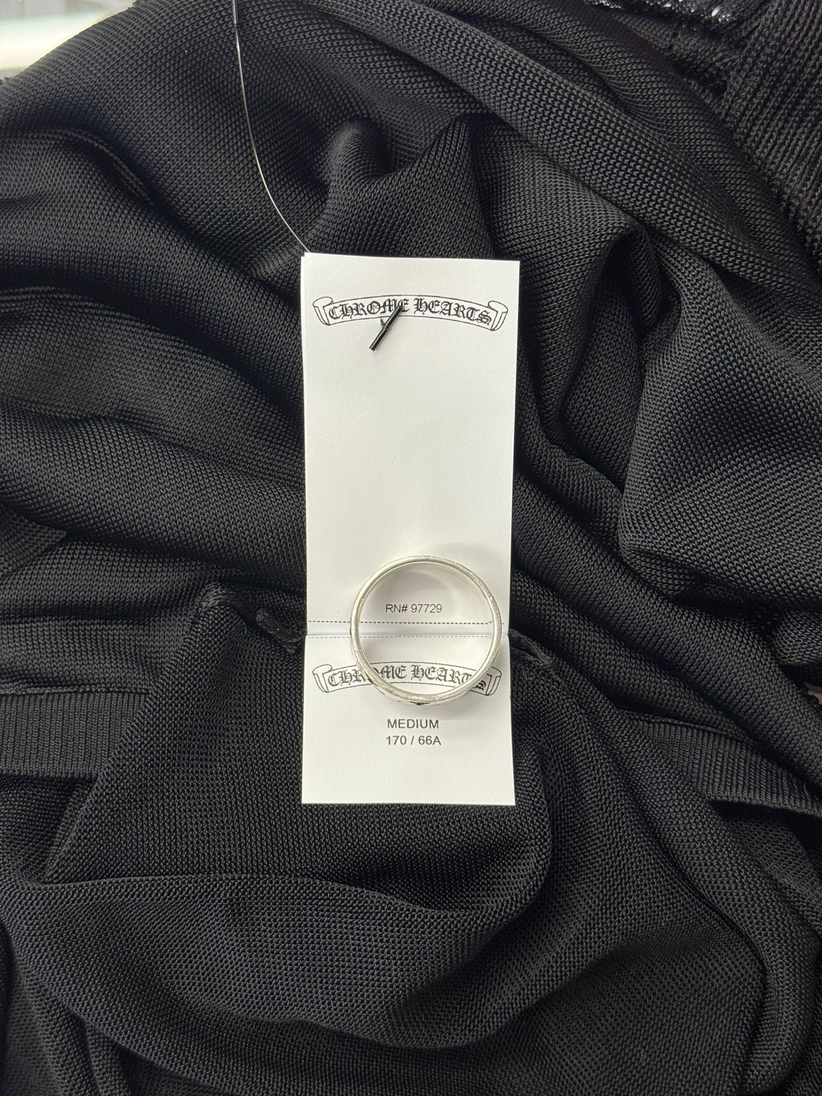 CHROME HEARTS 'FRANKIE' SHEER JACQUARD LUXE SKIRT
