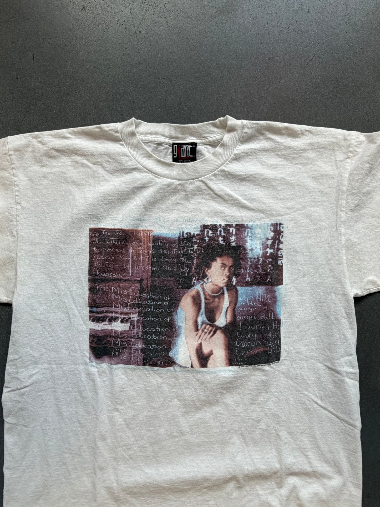 1999 LAURYN HILL MISEDUCATION WORLD TOUR TEE (GIANT TAG)