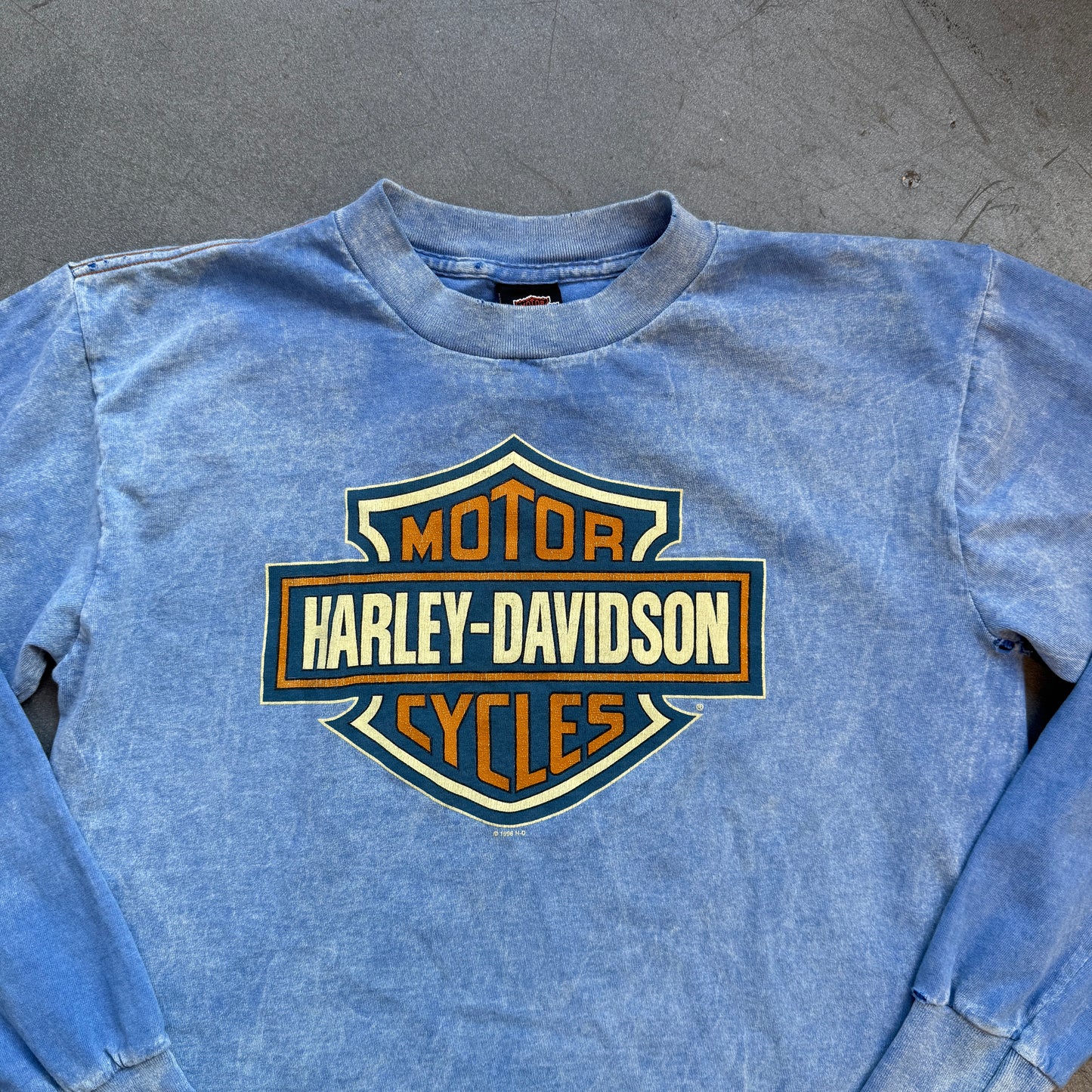 1996 HARLEY-DAVIDSON KOSCO NEW JERSEY LIGHT BLUE LONG SLEEVE