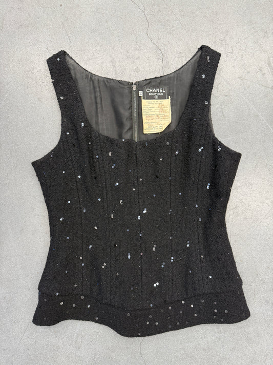 CHANEL GLITTER CORSET FALL 1993 COLLECTION