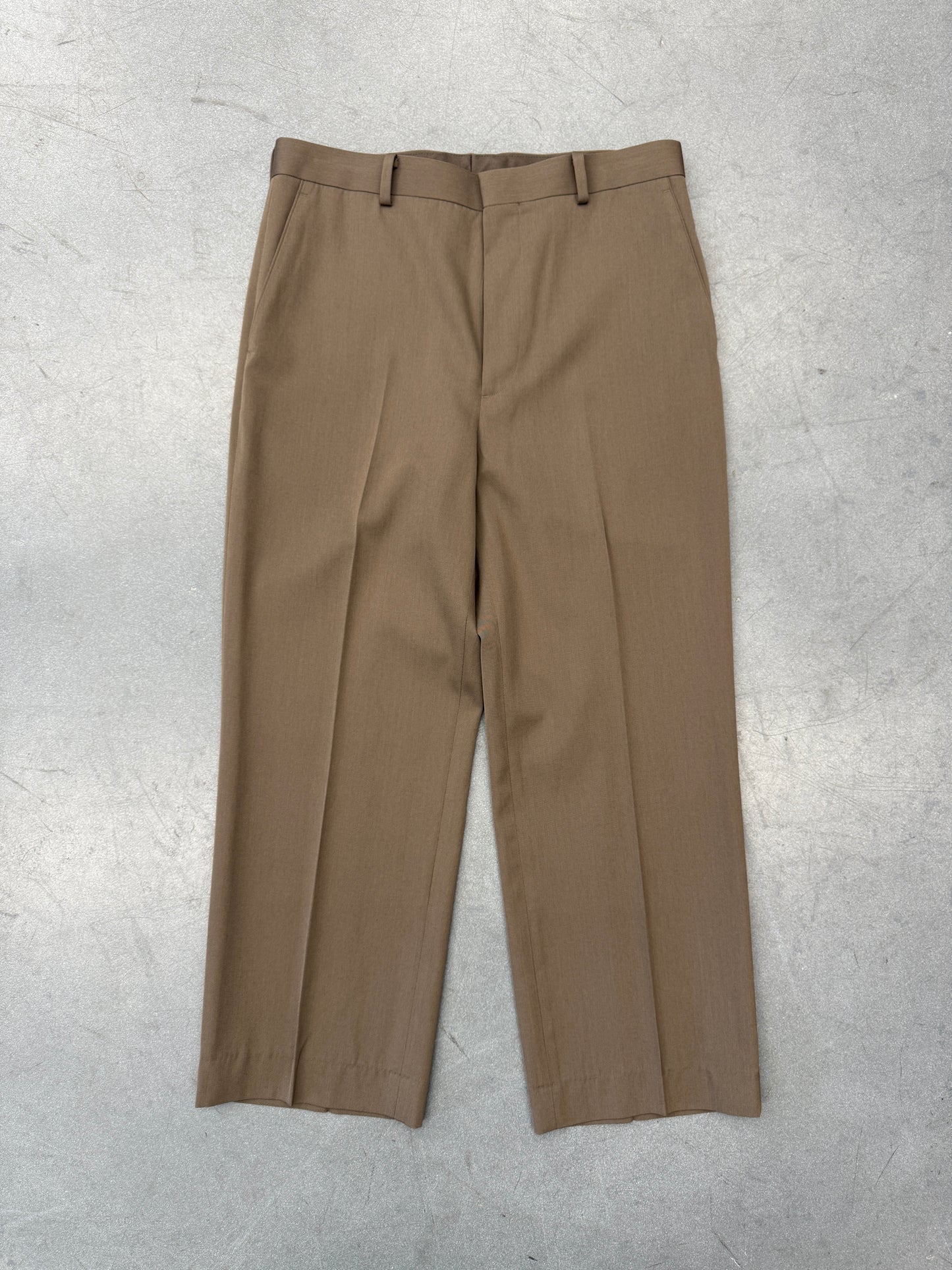 AURALEE LIGHT WOOL MAX GABARDINE SLACKS