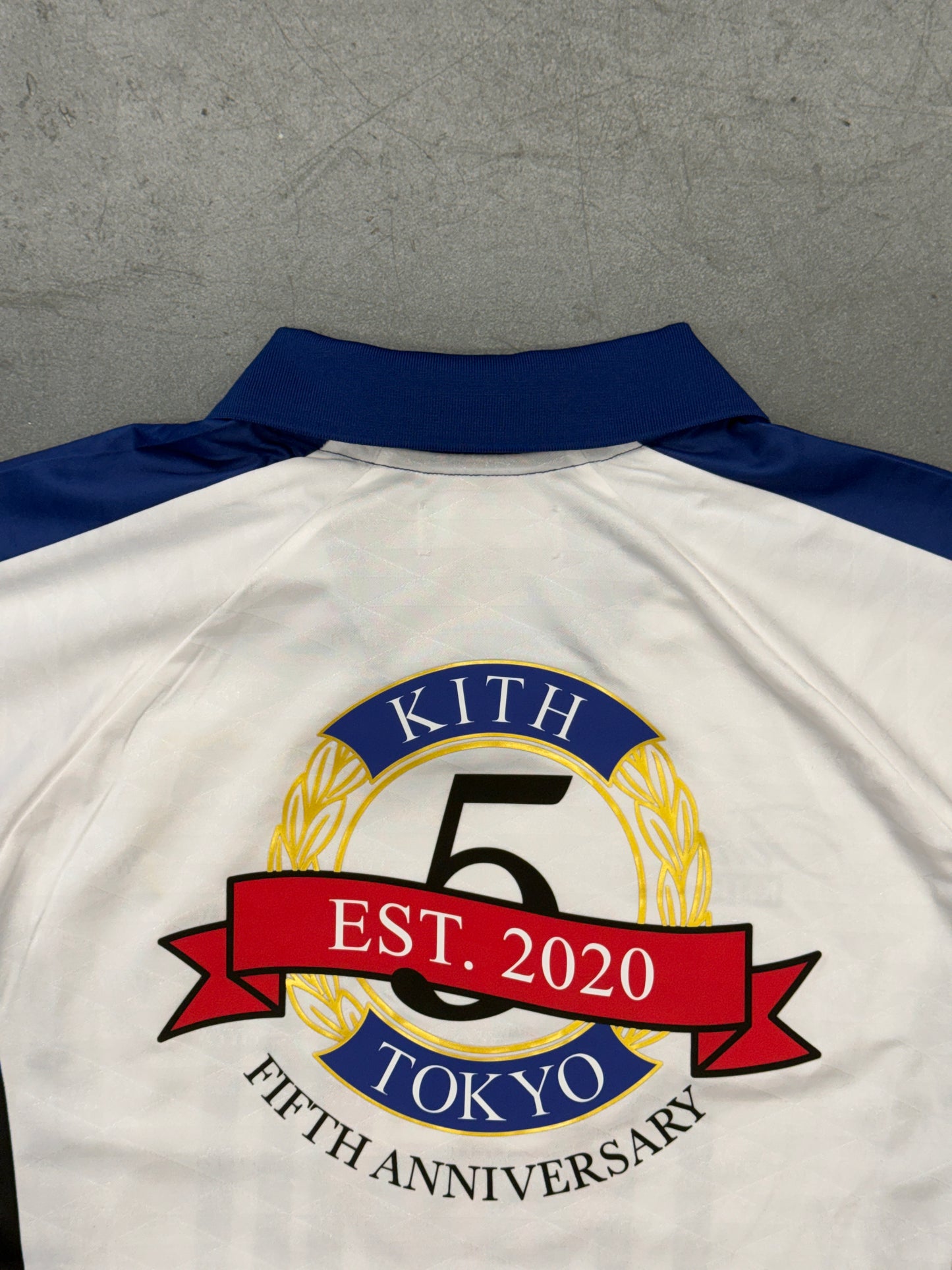 KITH TOKYO 5 YEAR ANNIVERSARY SOCCER JERSEY - WHITE