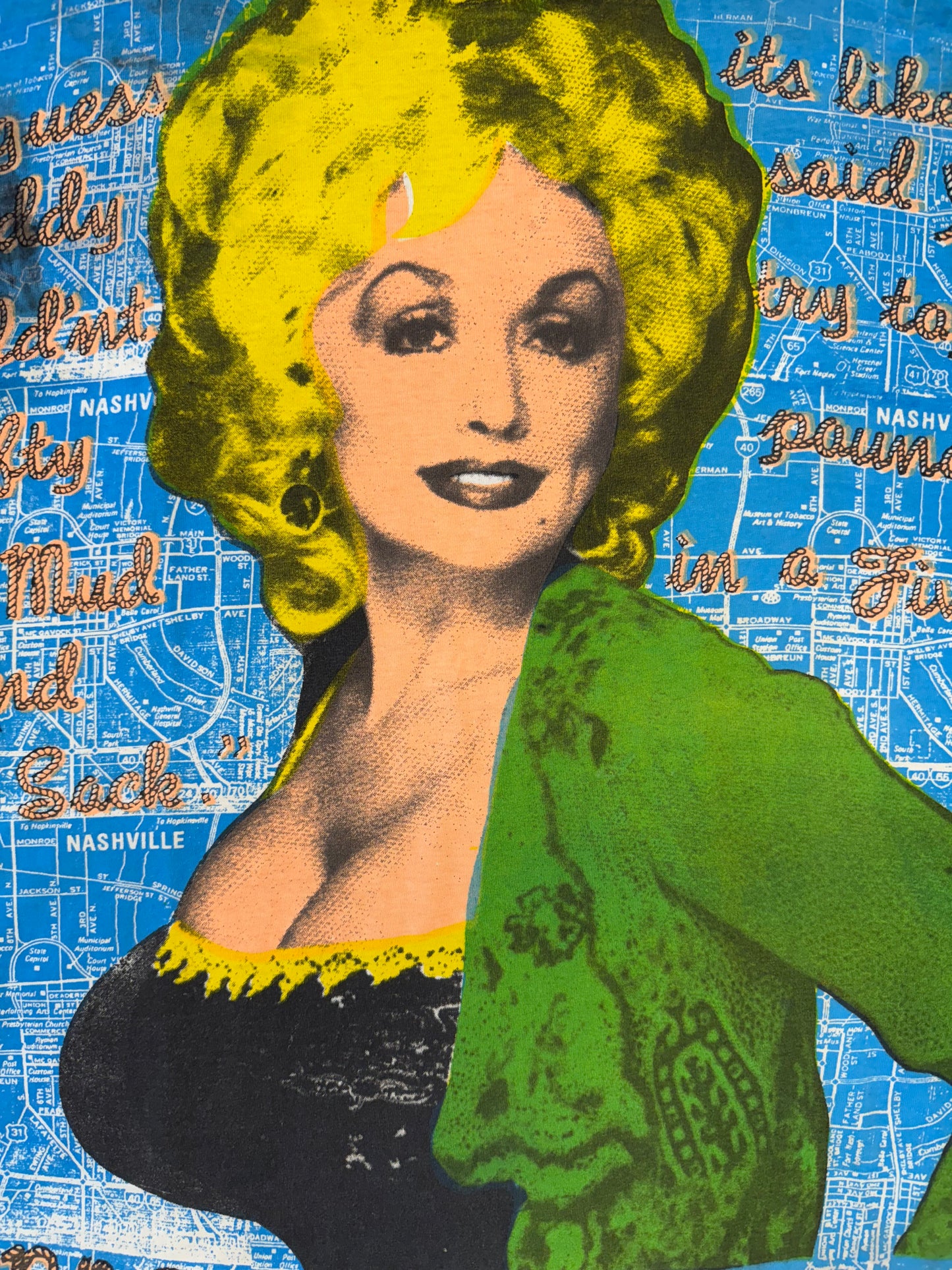 DOLLY PARTON BODACIOUS Y'ALL MOSQUITOHEAD TEE (HANES TAG)