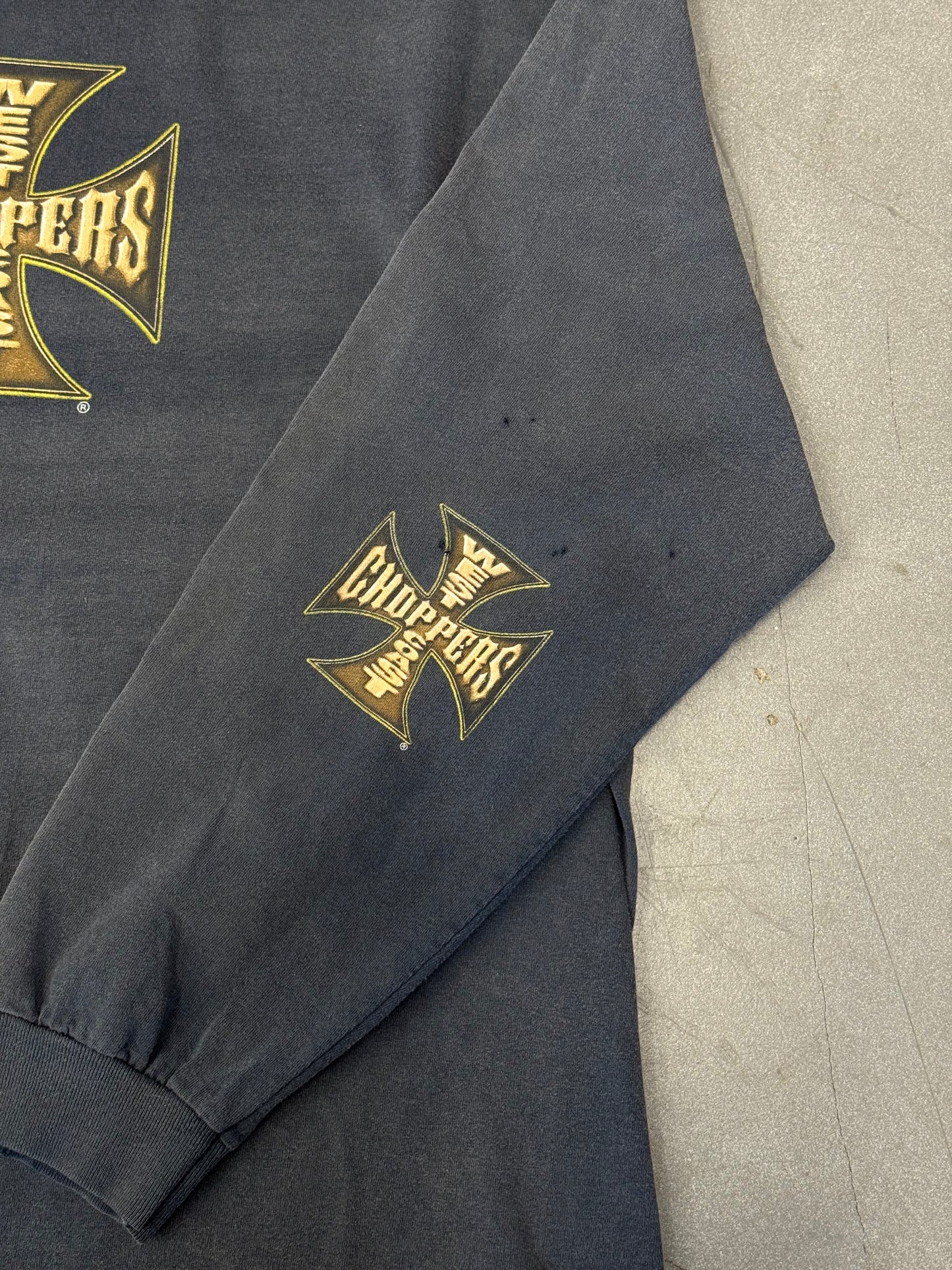 90'S WEST COAST CHOPPERS LONG BEACH, CA LS TEE (PULLED TAG)