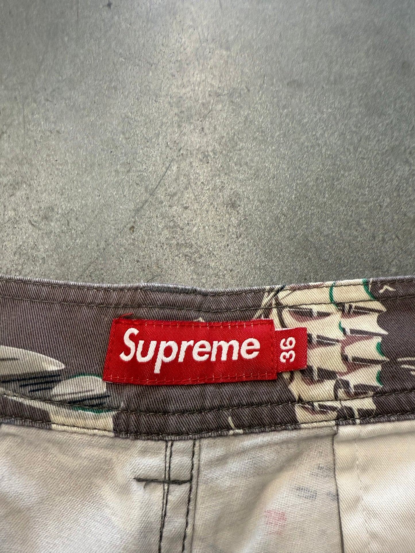 SS08 SUPREME AIRPLANE SHORTS -  BROWN (36)