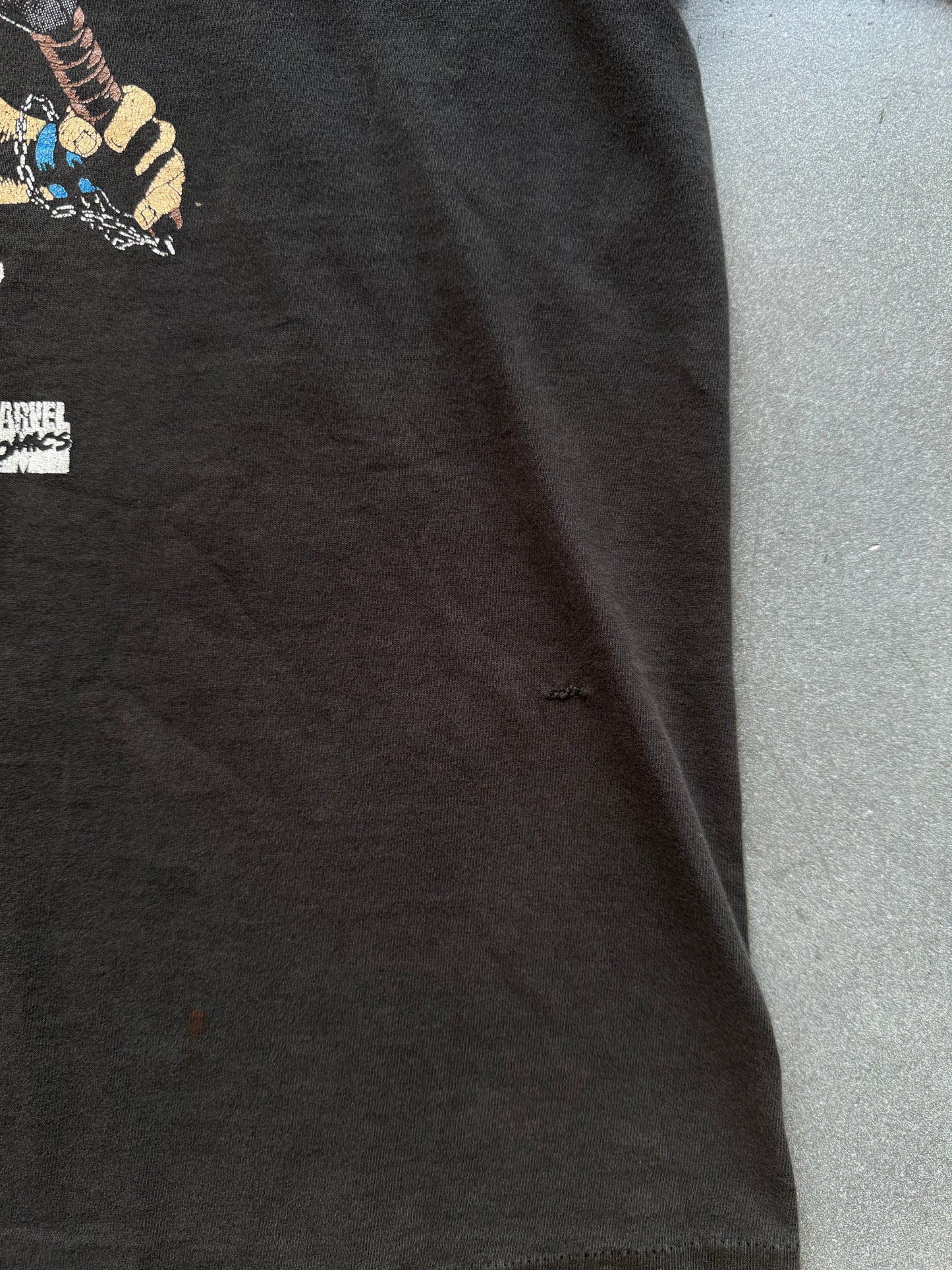 1993 MARVEL COMICS THOR THUNDERSTRIKE DISTRESSED TEE (FOTL TAG) (CC)