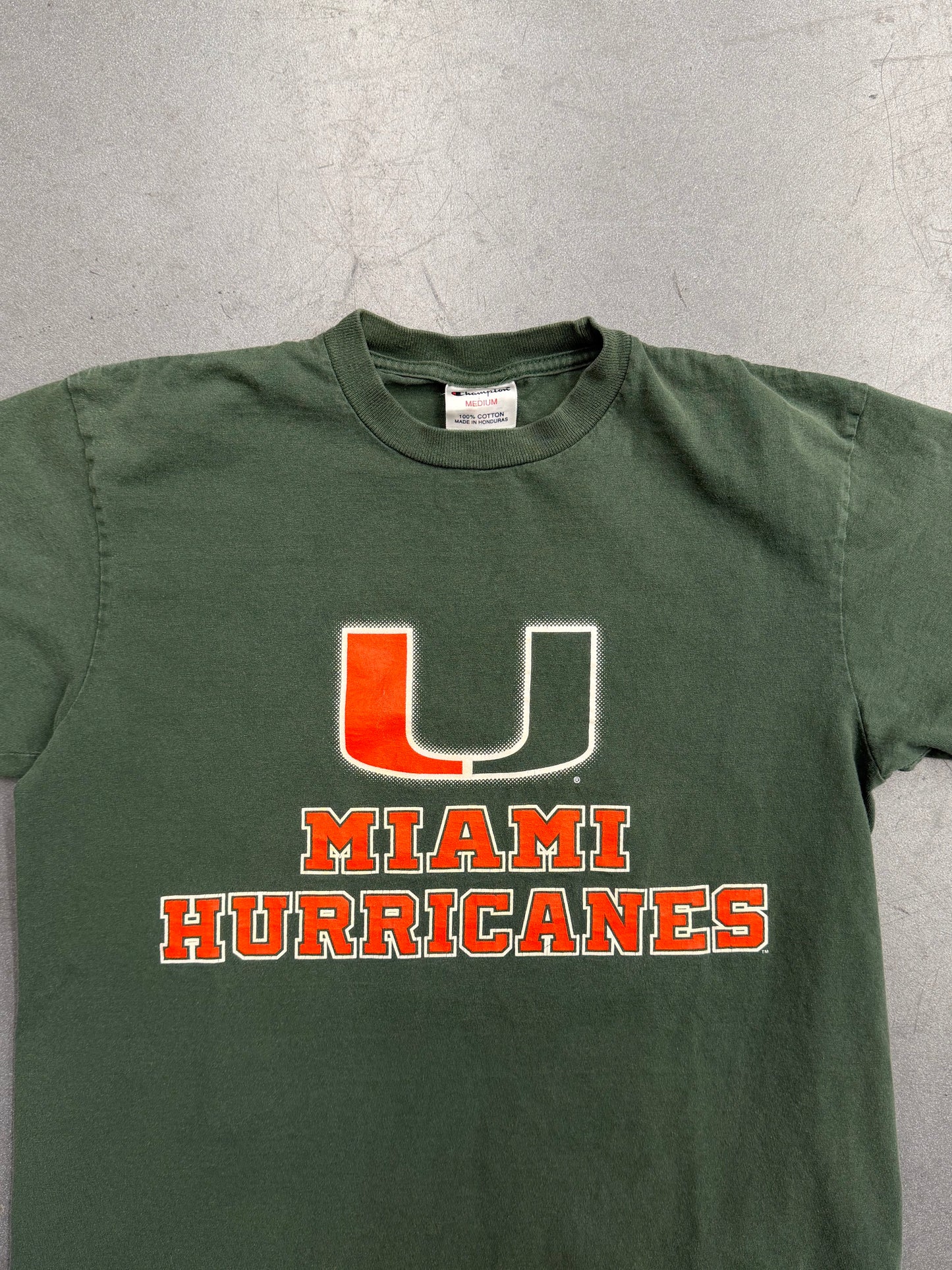 Y2K MIAMI HURRICANES "CANES" TEE (CHAMPION TAG)