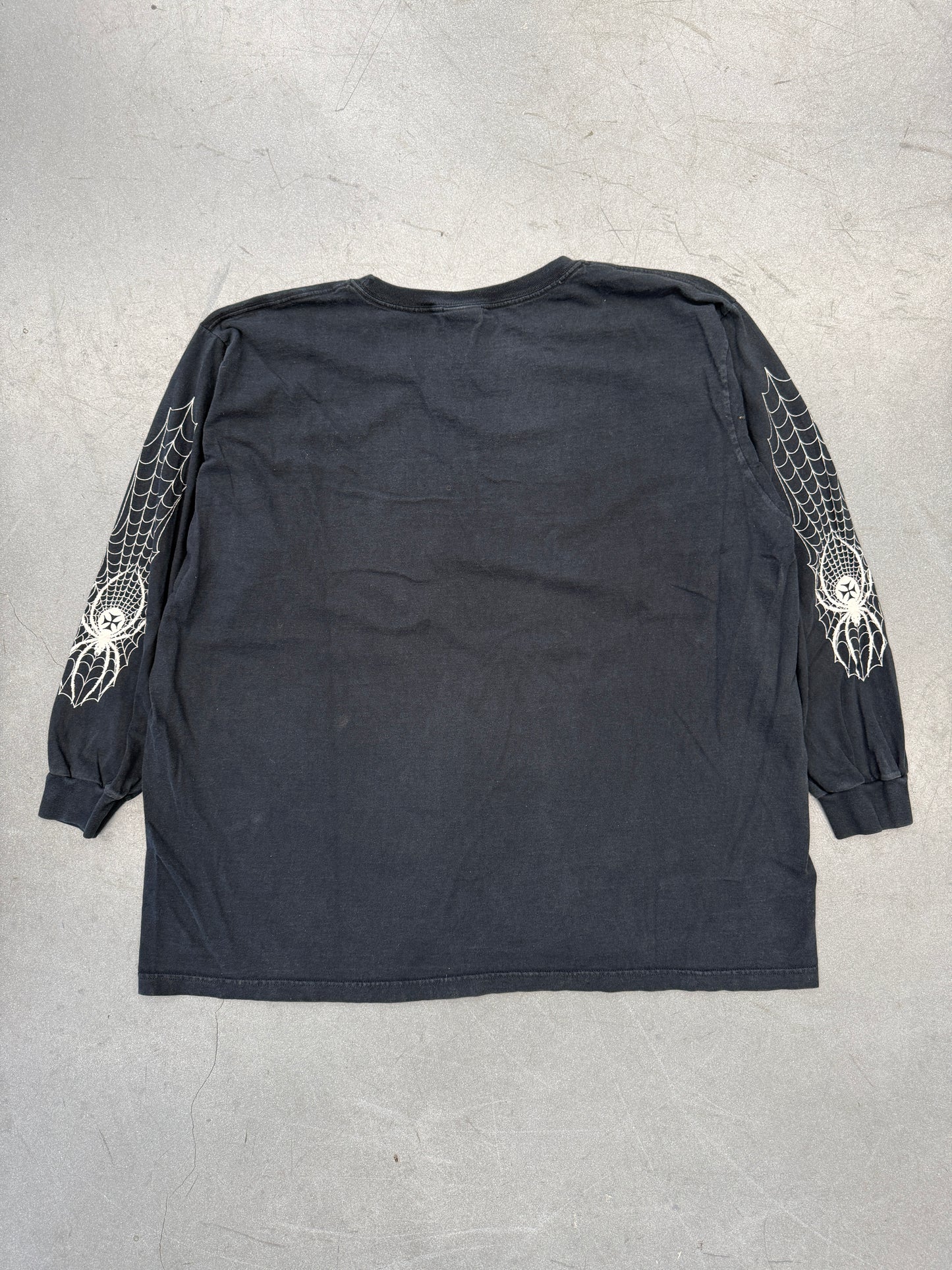 2004 WEST COAST CHOPPERS SPIDER WEB LONGSLEEVE TEE (WEST COAST CHOPPERS TAG)