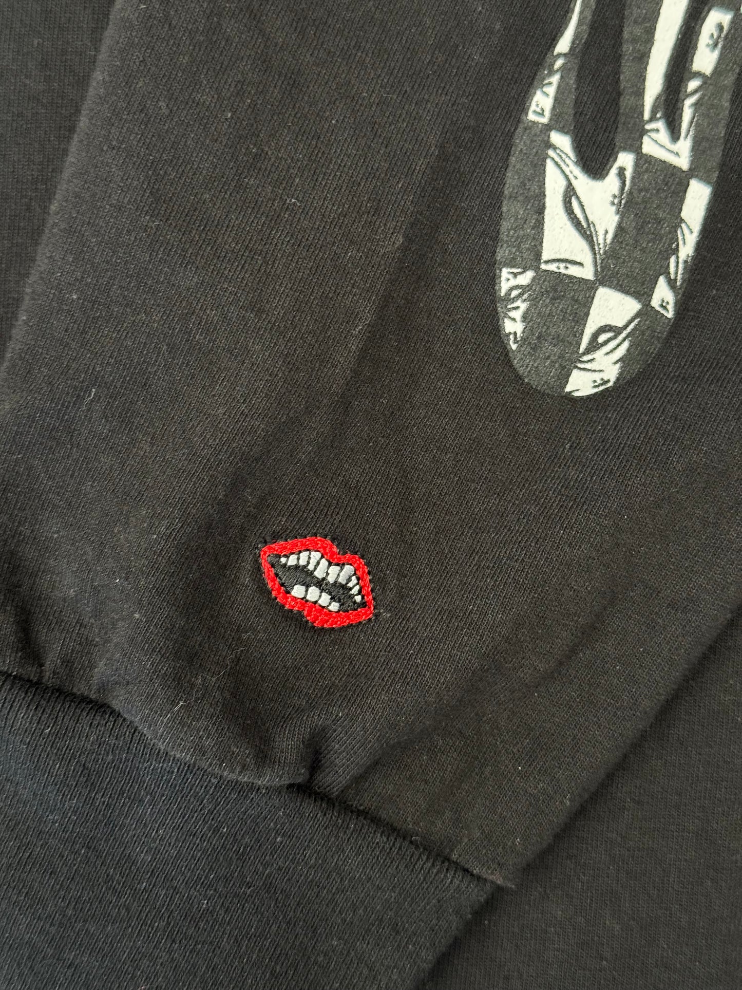 CHROME HEARTS X MATTY BOY "STAY FAST" RACE TEAM LS TEE - BLACK