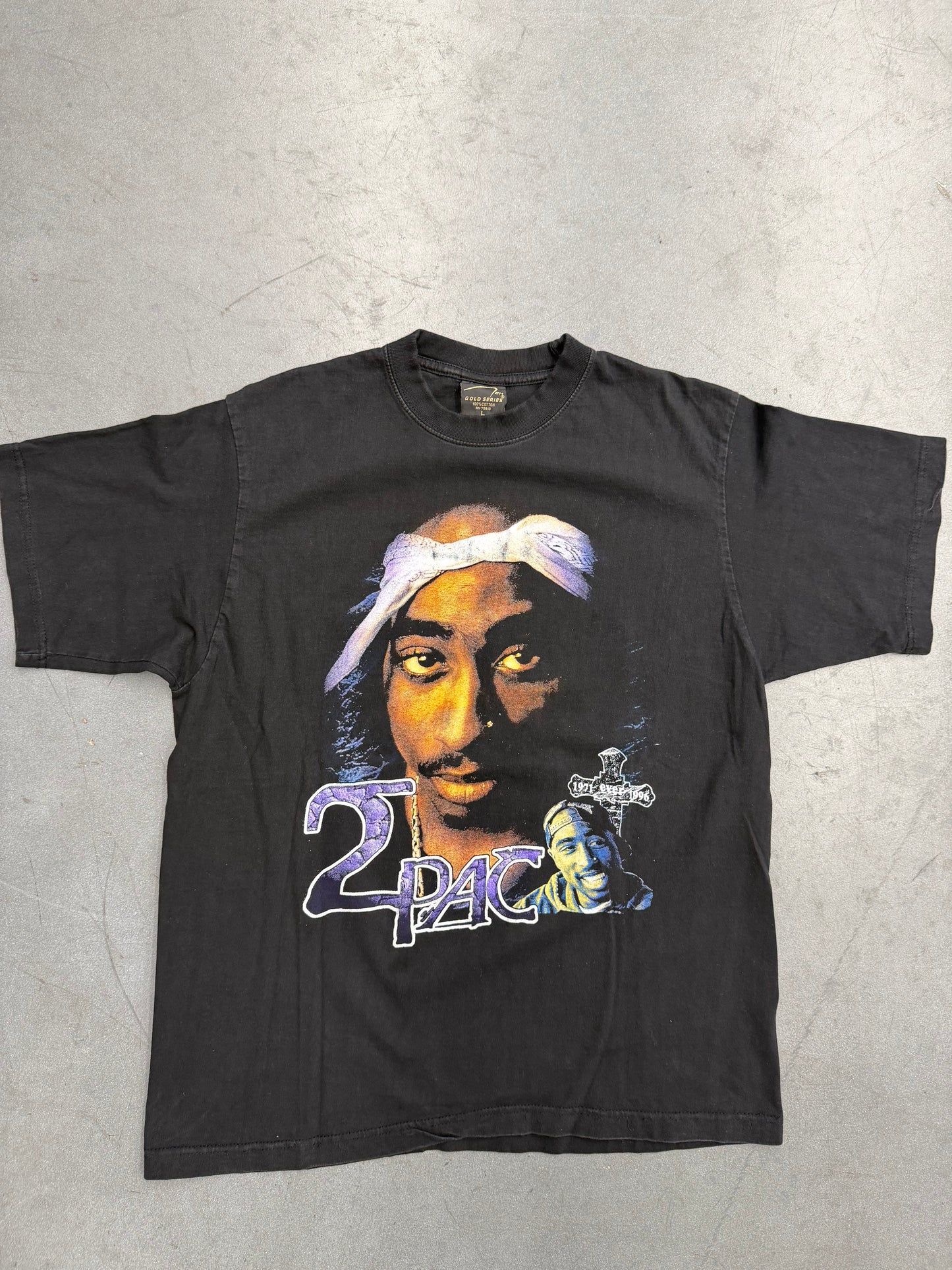 2000'S TUPAC THUGZ MANSION RAP TEE (CH GOLD SERIES TAG)