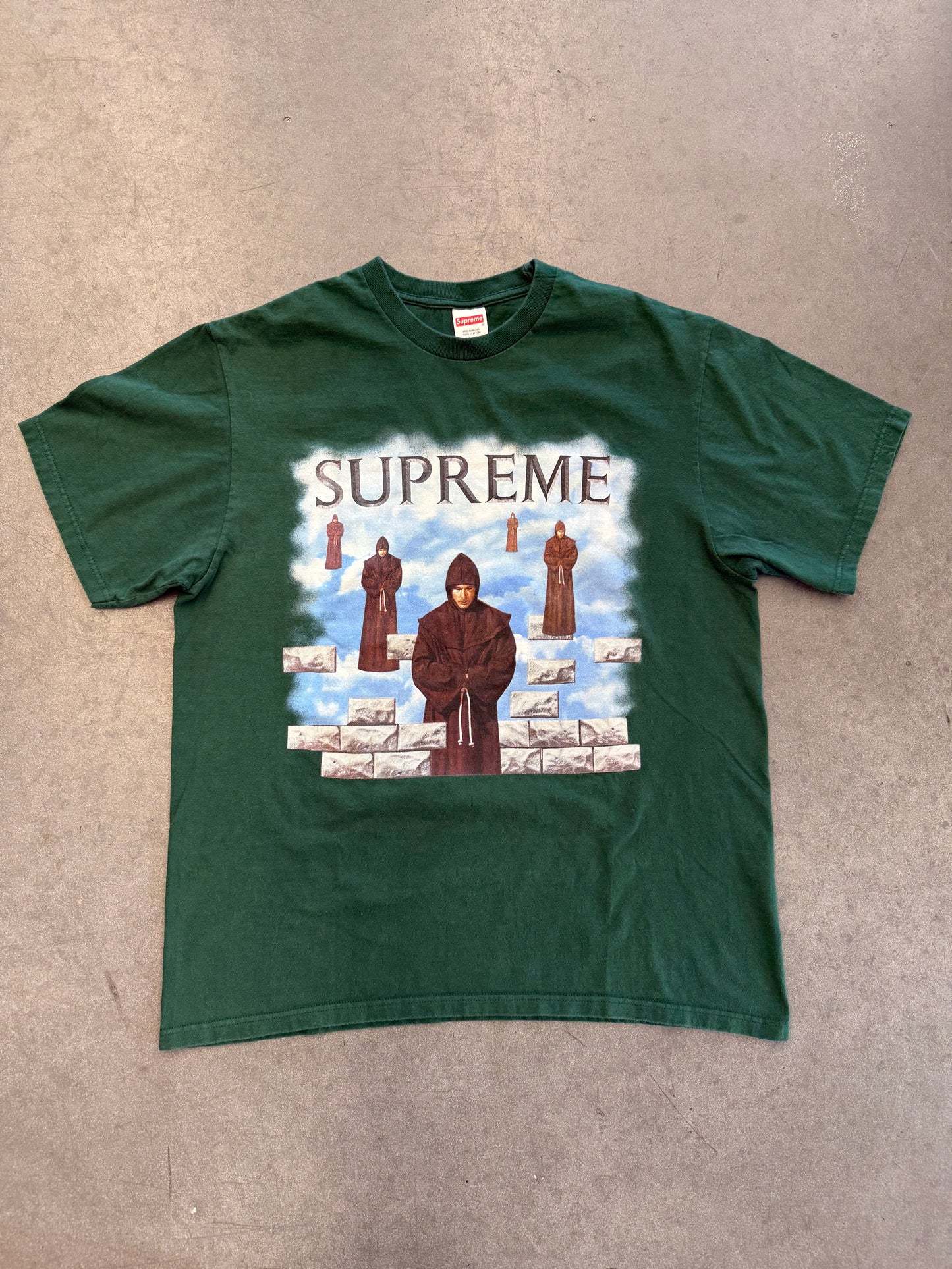 FW19 SUPREME LEVITATION TEE - DARK GREEN