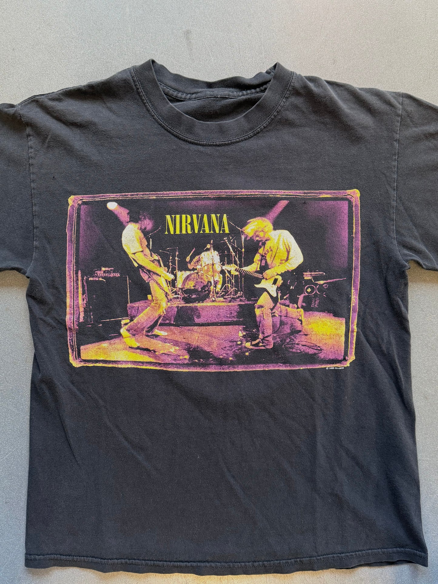 1996 NIRVANA FROM THE MUDDY BANKS OF THE WISHKAH TEE (PULLED TAG)
